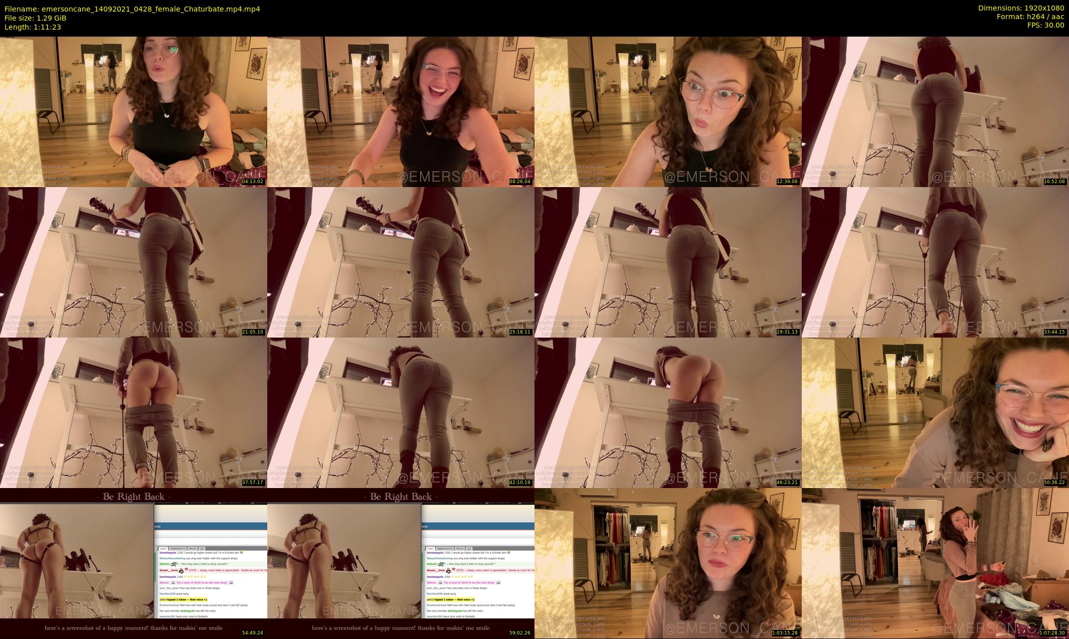emersoncane — 72 minute Chaturbate female cam show recording, 1080p, Sep 14, 2021