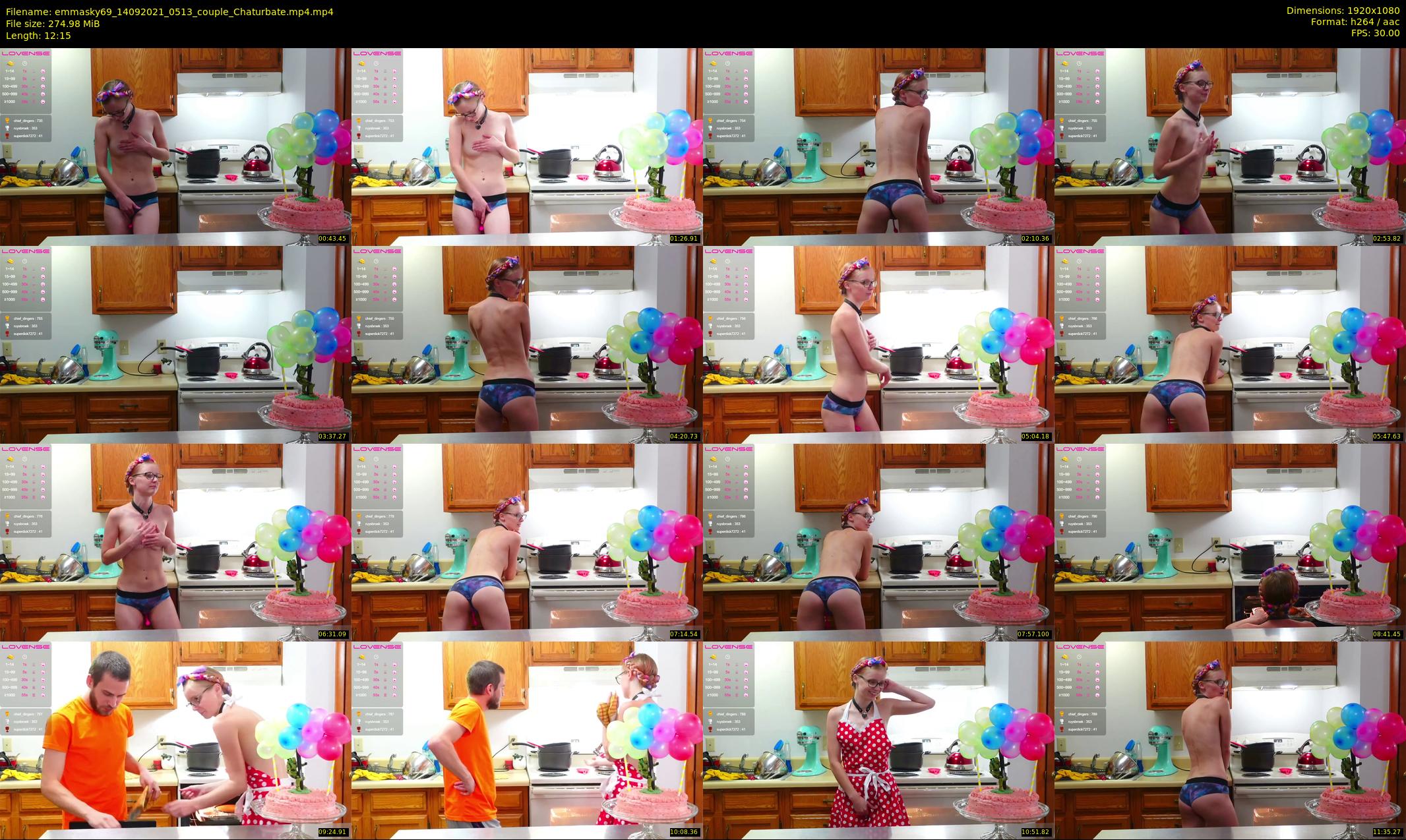 emmasky69 — 13 minute Chaturbate female cam show recording, 1080p, Sep 14, 2021