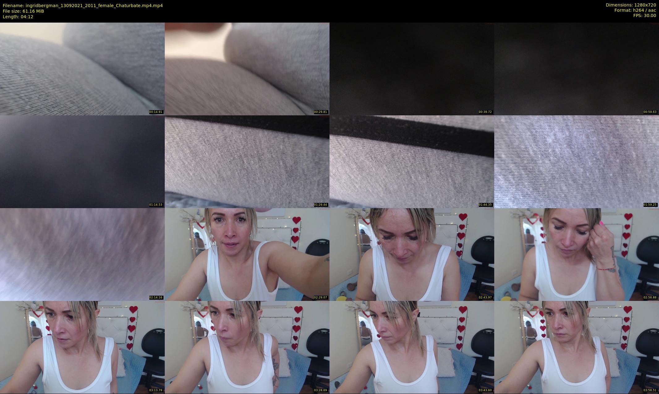 ingridbergman — 5 minute Chaturbate female cam show recording, 720p, Sep 13, 2021