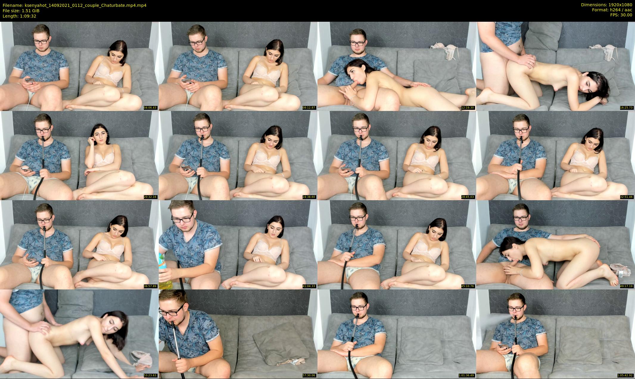 ksenyahot — 70 minute Chaturbate couple cam show recording, 1080p, Sep 14, 2021
