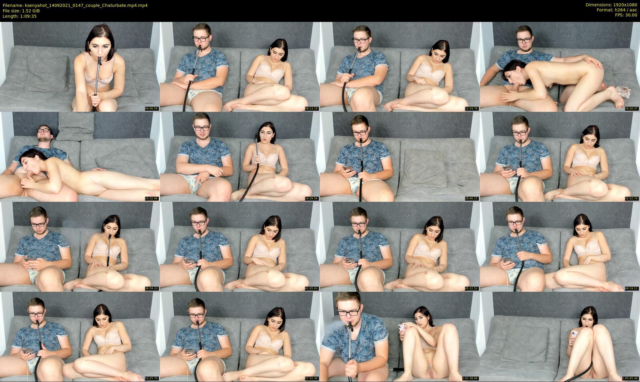 ksenyahot — 70 minute Chaturbate couple cam show recording, 1080p, Sep 14, 2021