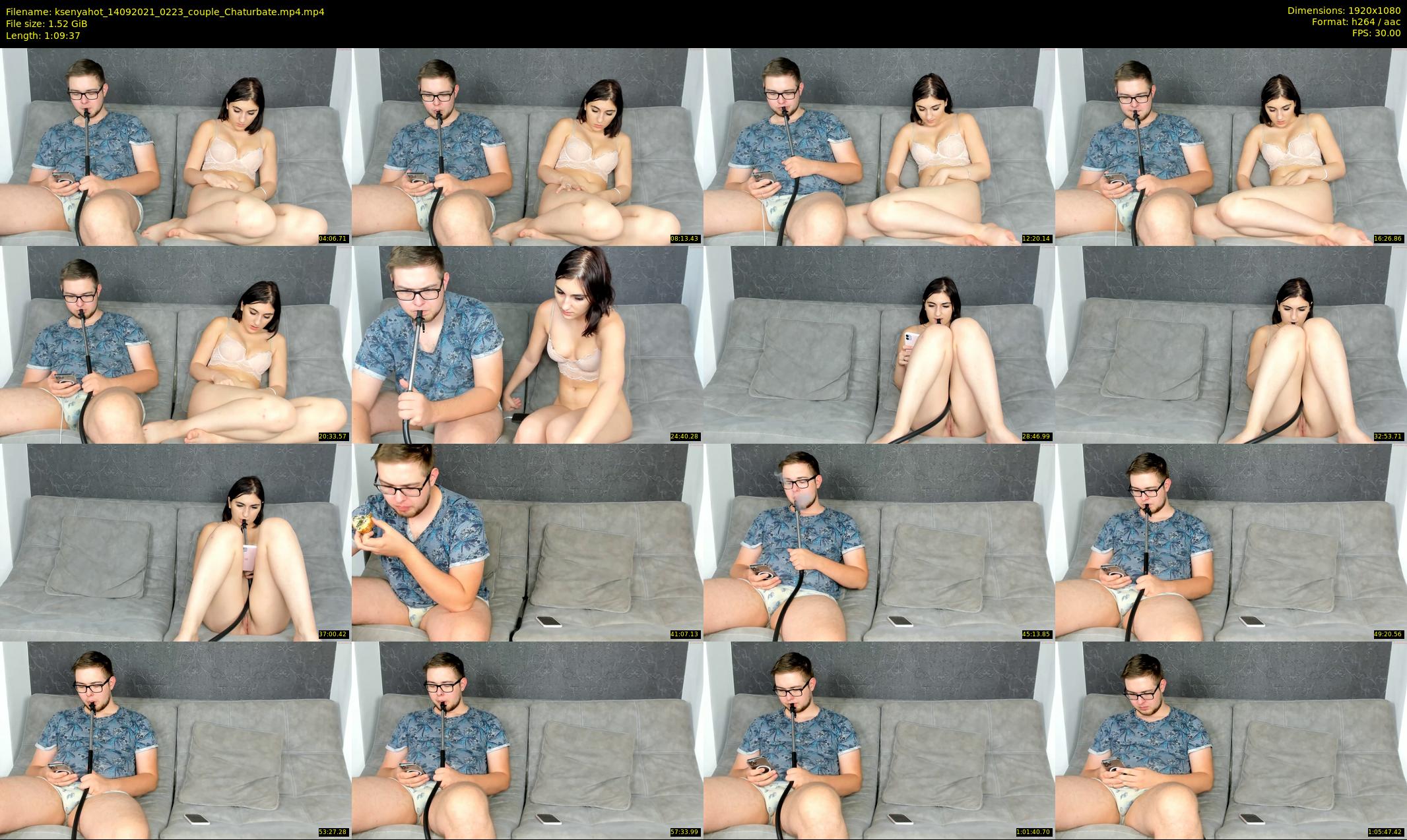 ksenyahot — 70 minute Chaturbate couple cam show recording, 1080p, Sep 14, 2021