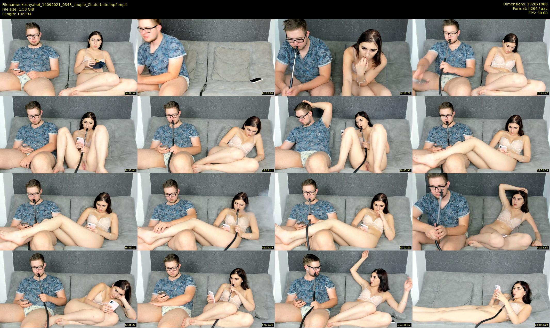 ksenyahot — 70 minute Chaturbate couple cam show recording, 1080p, Sep 14, 2021