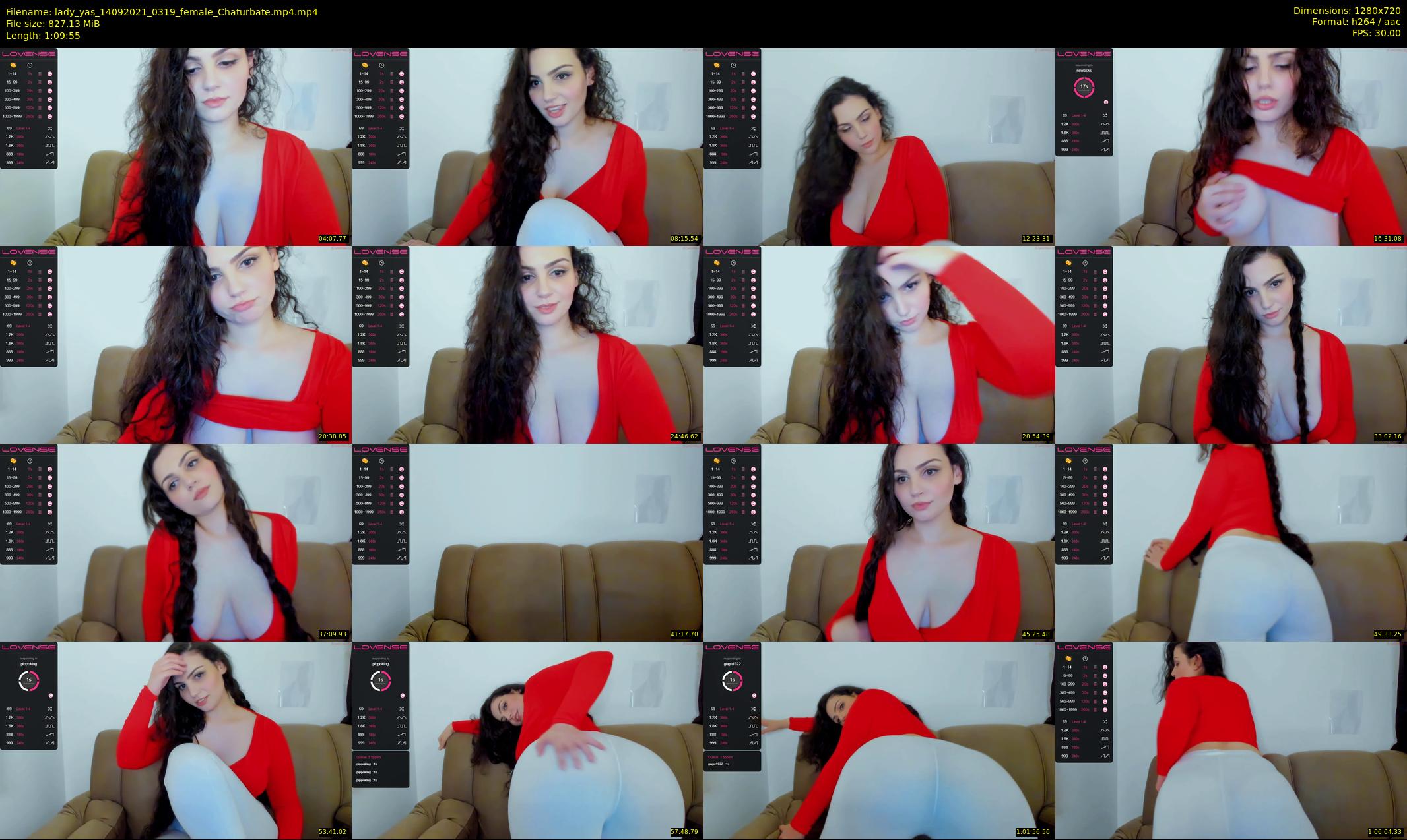 lady_yas — 70 minute Chaturbate female cam show recording, 720p, Sep 14, 2021