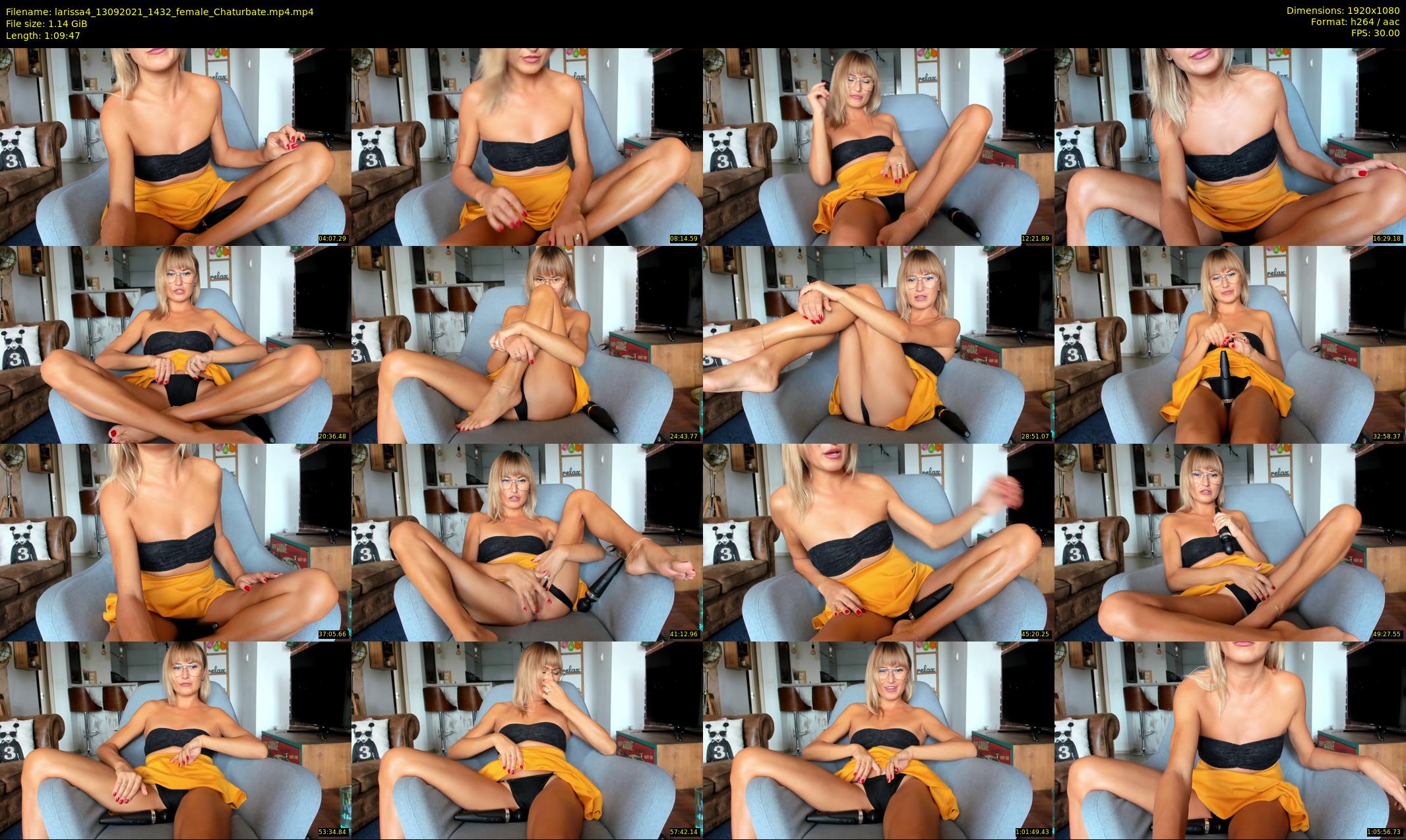 larissa4 — 70 minute Chaturbate female cam show recording, 1080p, Sep 13, 2021