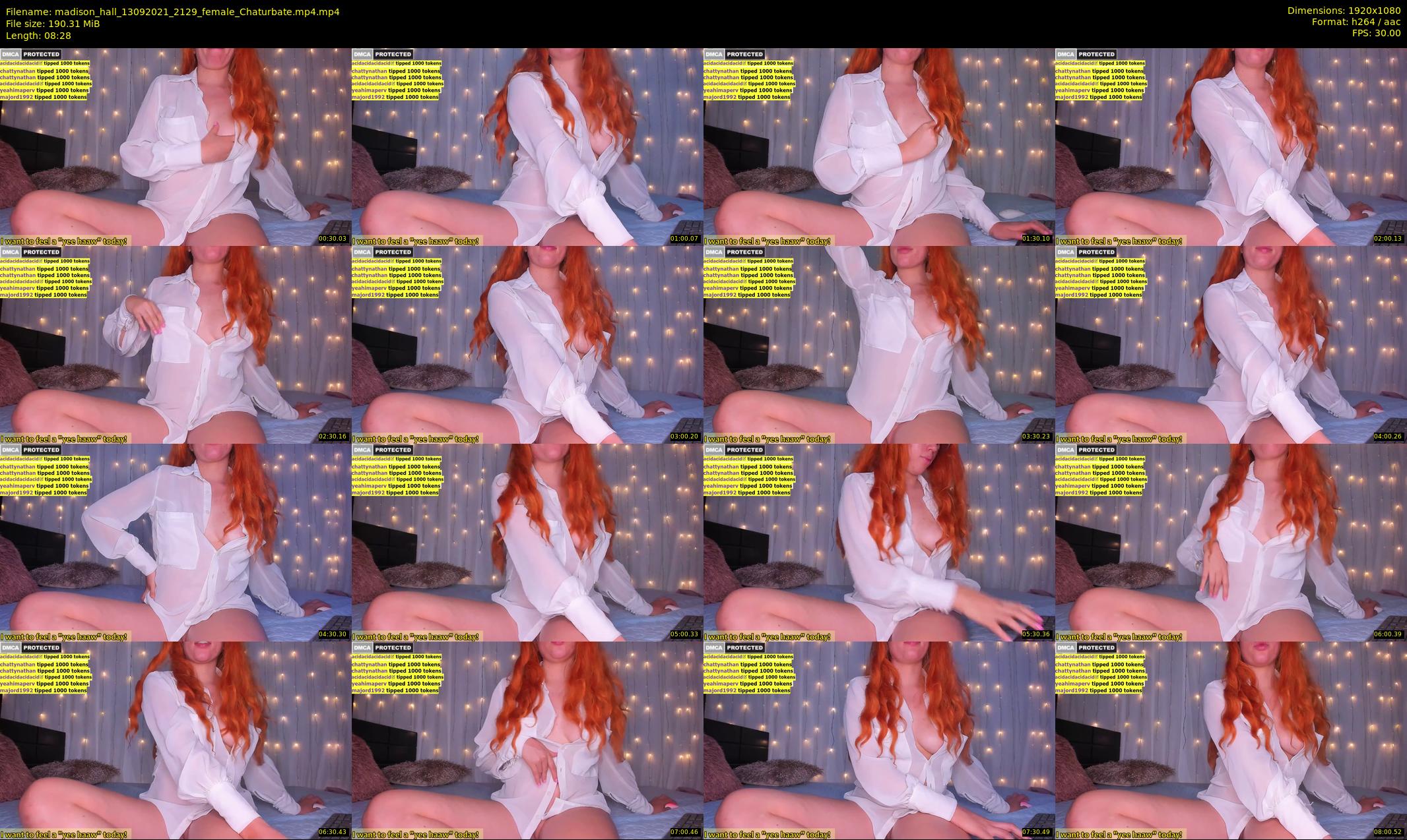 madison_hall — 9 minute Chaturbate female cam show recording, 1080p, Sep 13, 2021