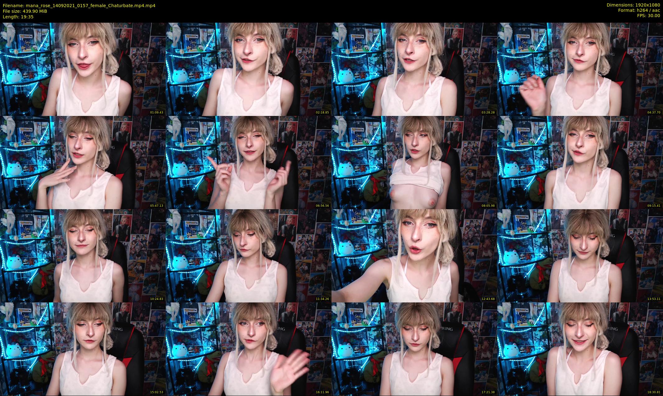 mana_rose — 20 minute Chaturbate female cam show recording, 1080p, Sep 14, 2021