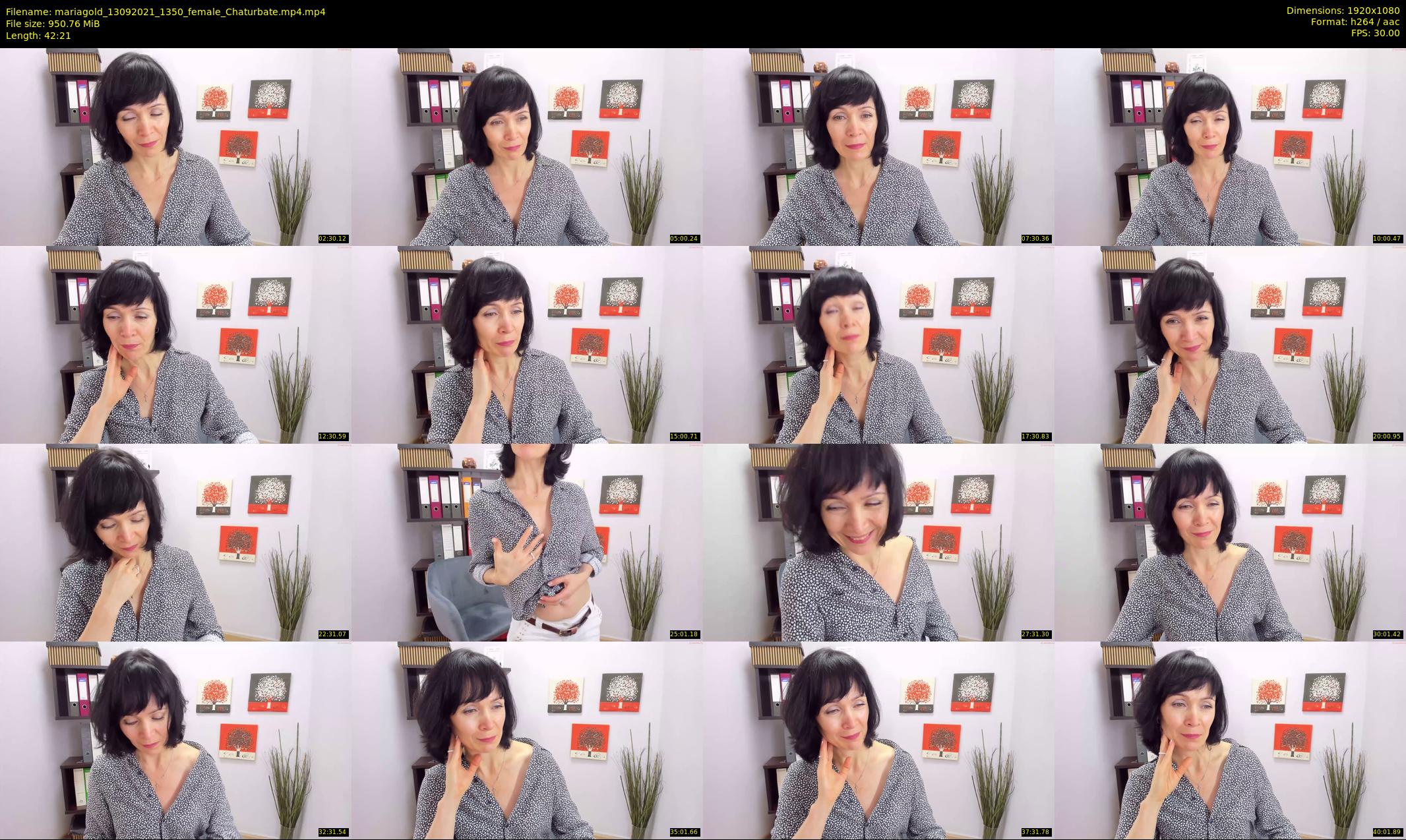 mariagold — 43 minute Chaturbate female cam show recording, 1080p, Sep 13, 2021