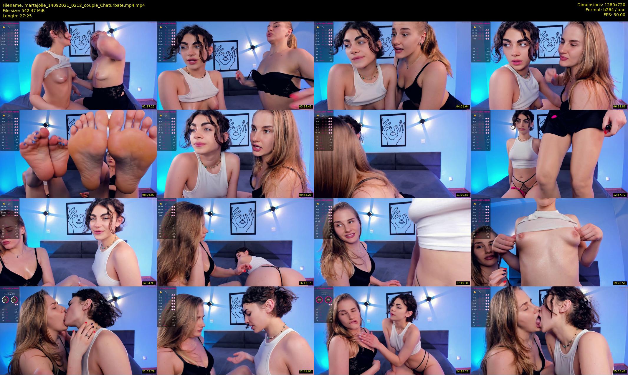 martajolie — 28 minute Chaturbate female cam show recording, 720p, Sep 14, 2021