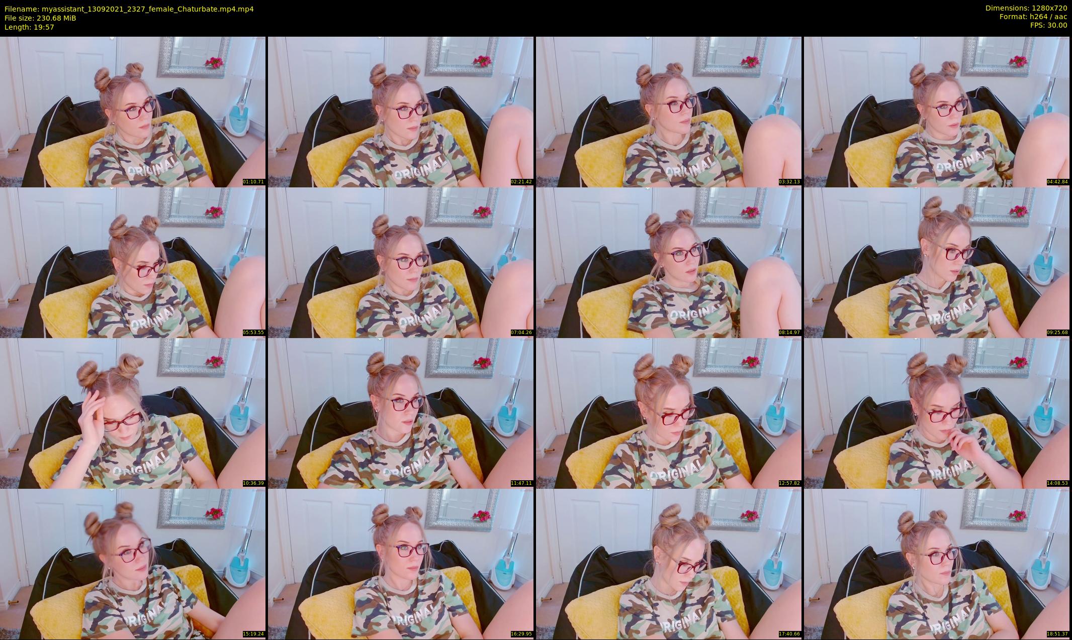 myassistant — 20 minute Chaturbate female cam show recording, 720p, Sep 13, 2021