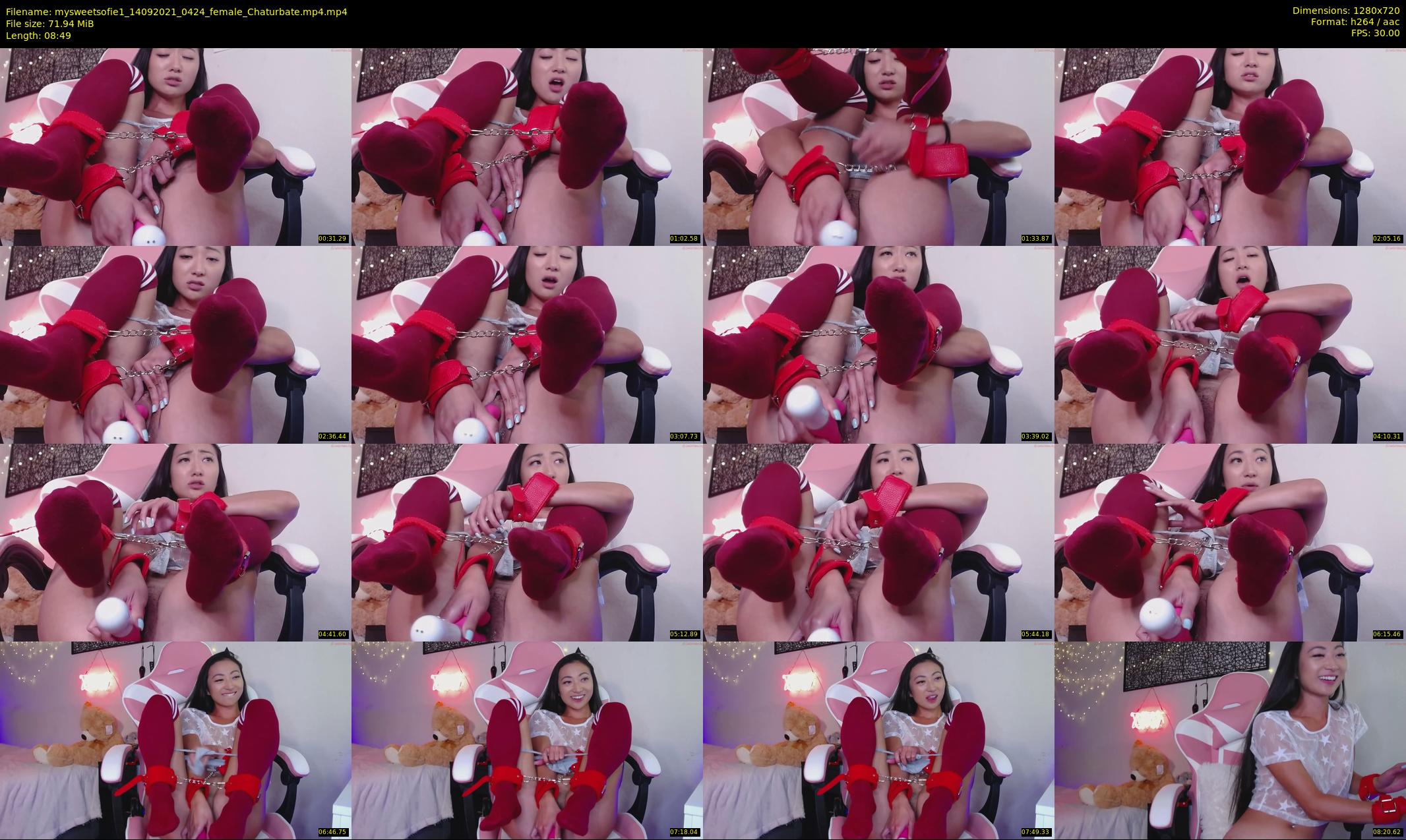 mysweetsofie1 — 9 minute Chaturbate female cam show recording, 720p, Sep 14, 2021