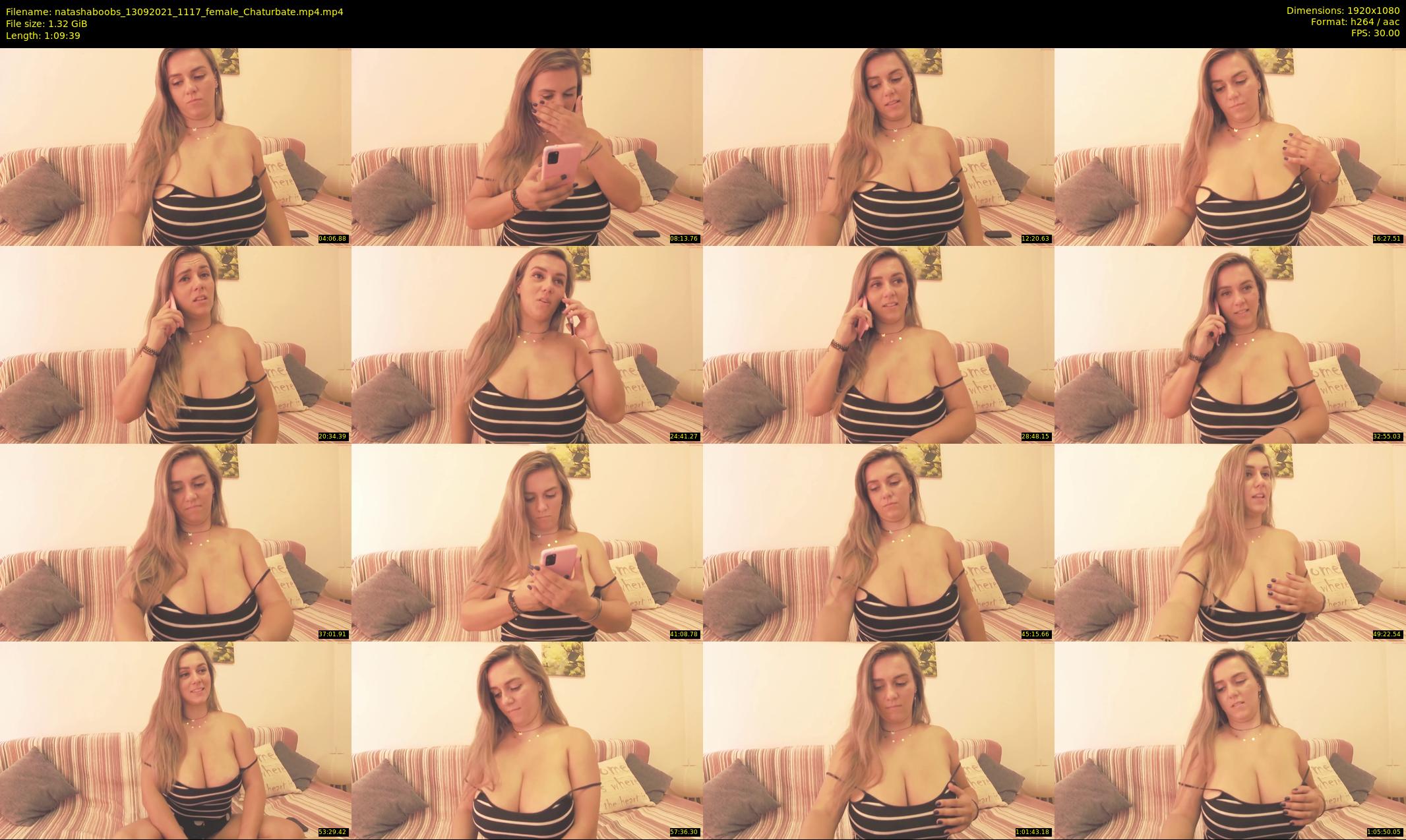 natashaboobs — 70 minute Chaturbate female cam show recording, 1080p, Sep 13, 2021