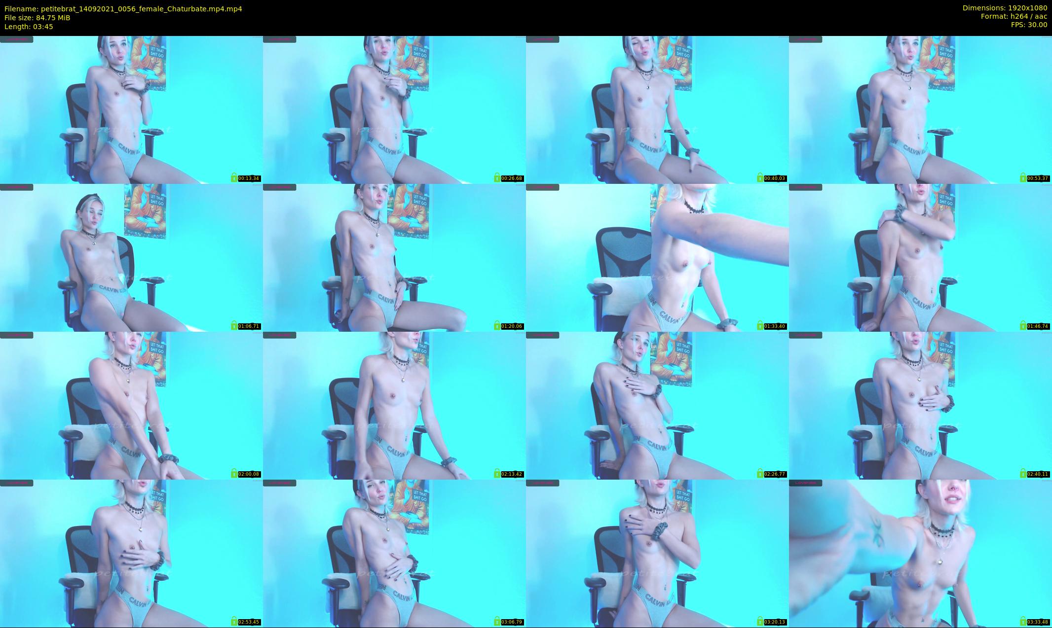 petitebrat — 4 minute Chaturbate female cam show recording, 1080p, Sep 14, 2021