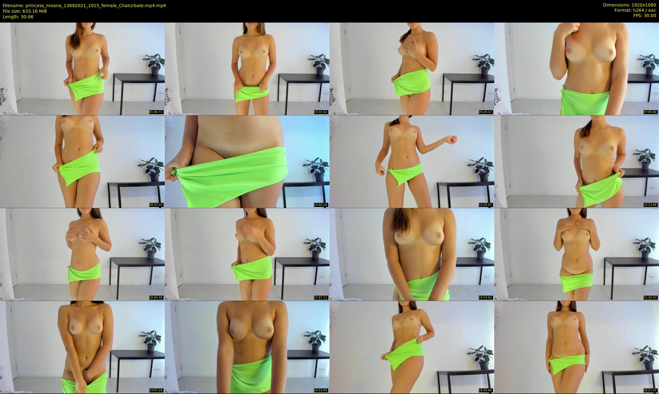 princess_moana — 31 minute Chaturbate female cam show recording, 1080p, Sep 13, 2021