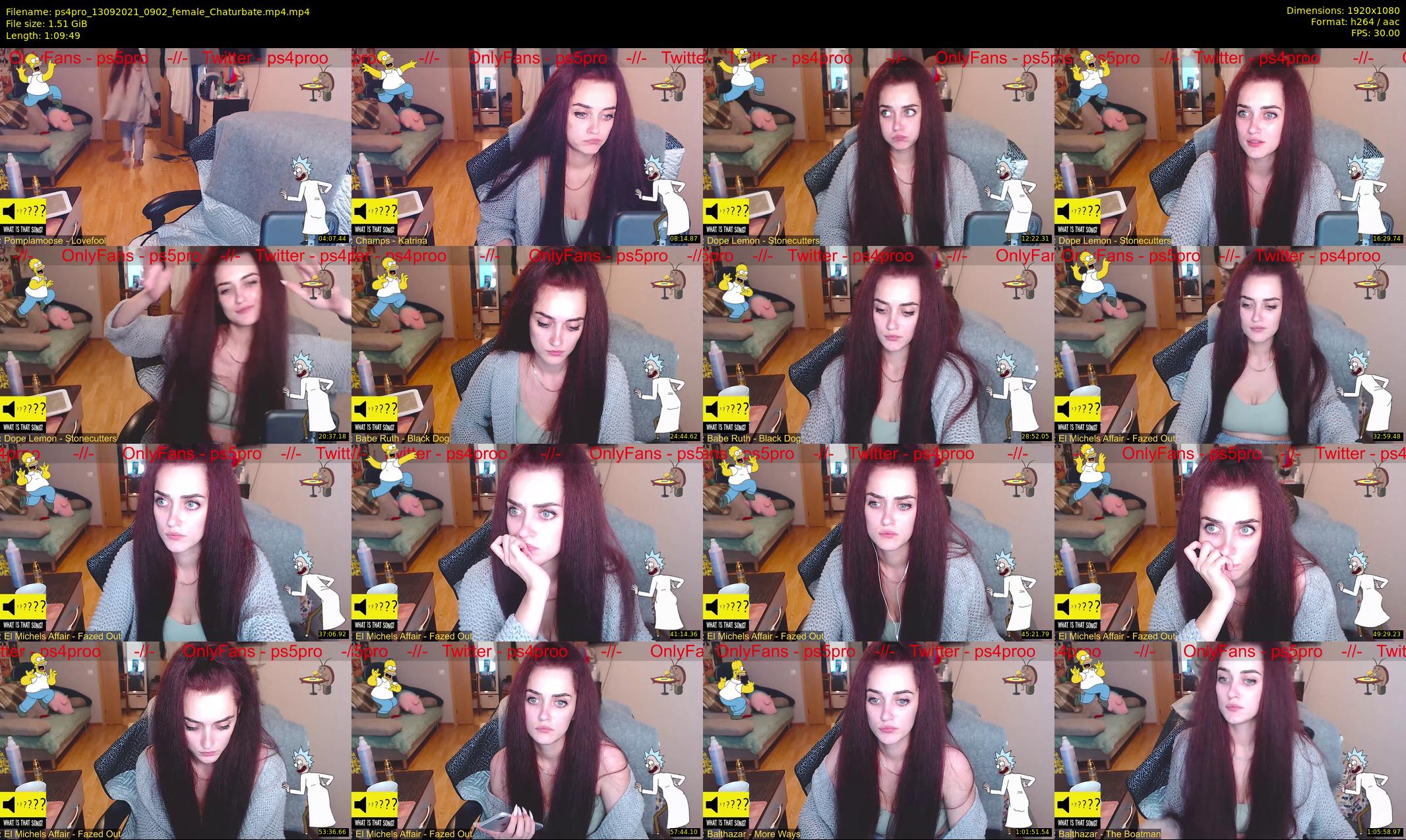 ps4pro — 70 minute Chaturbate female cam show recording, 1080p, Sep 13, 2021