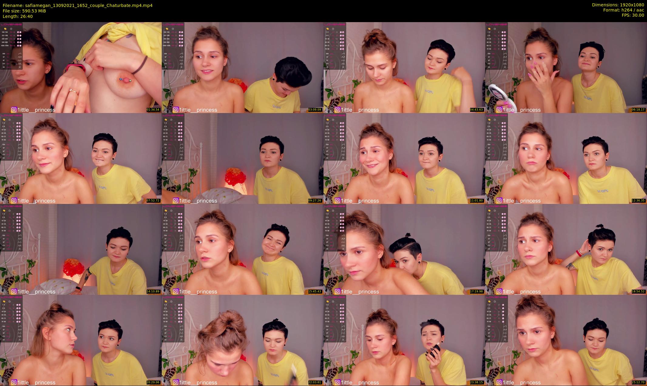 safiamegan — 27 minute Chaturbate couple cam show recording, 1080p, Sep 13, 2021