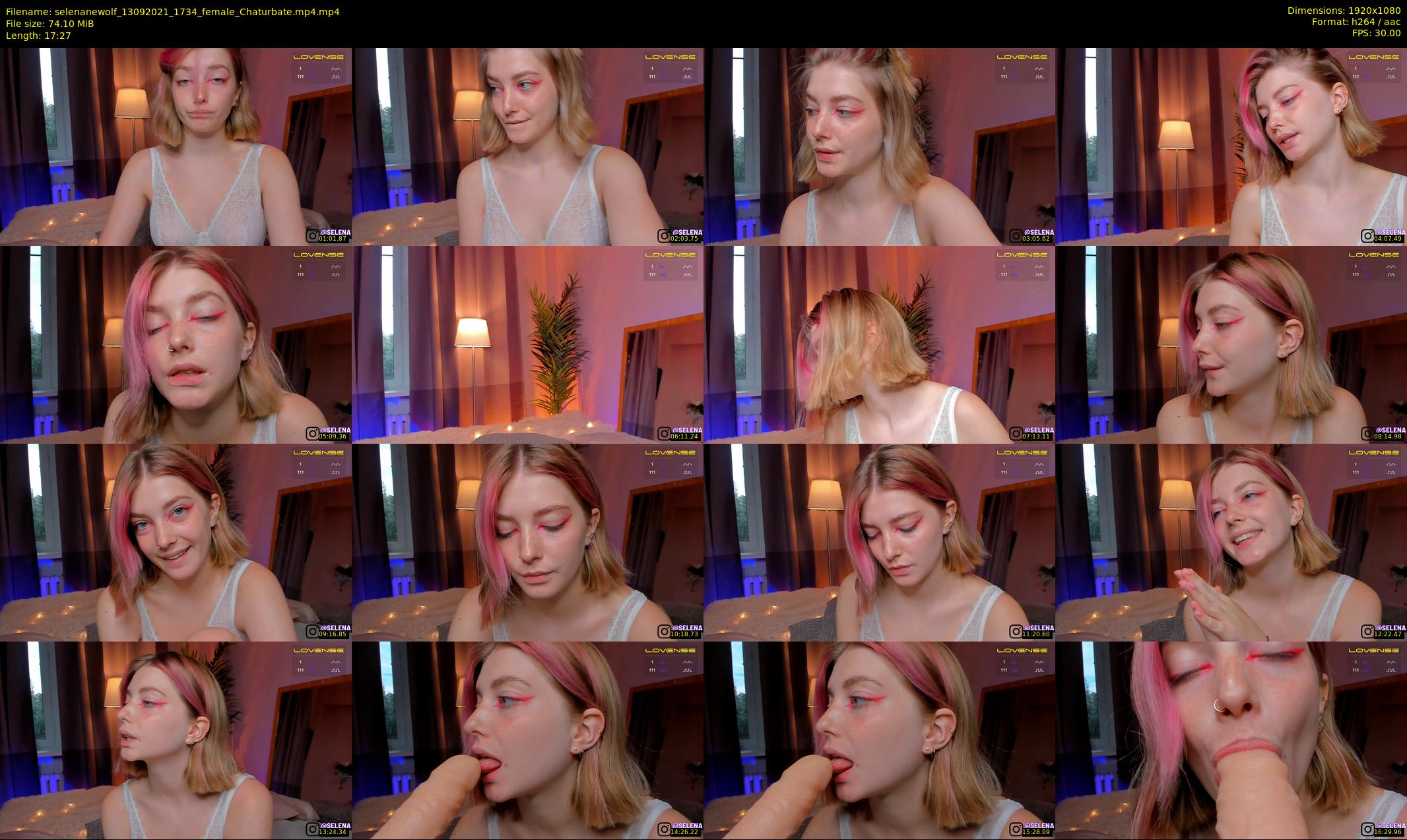 selenanewolf — 18 minute Chaturbate couple cam show recording, 1080p, Sep 13, 2021