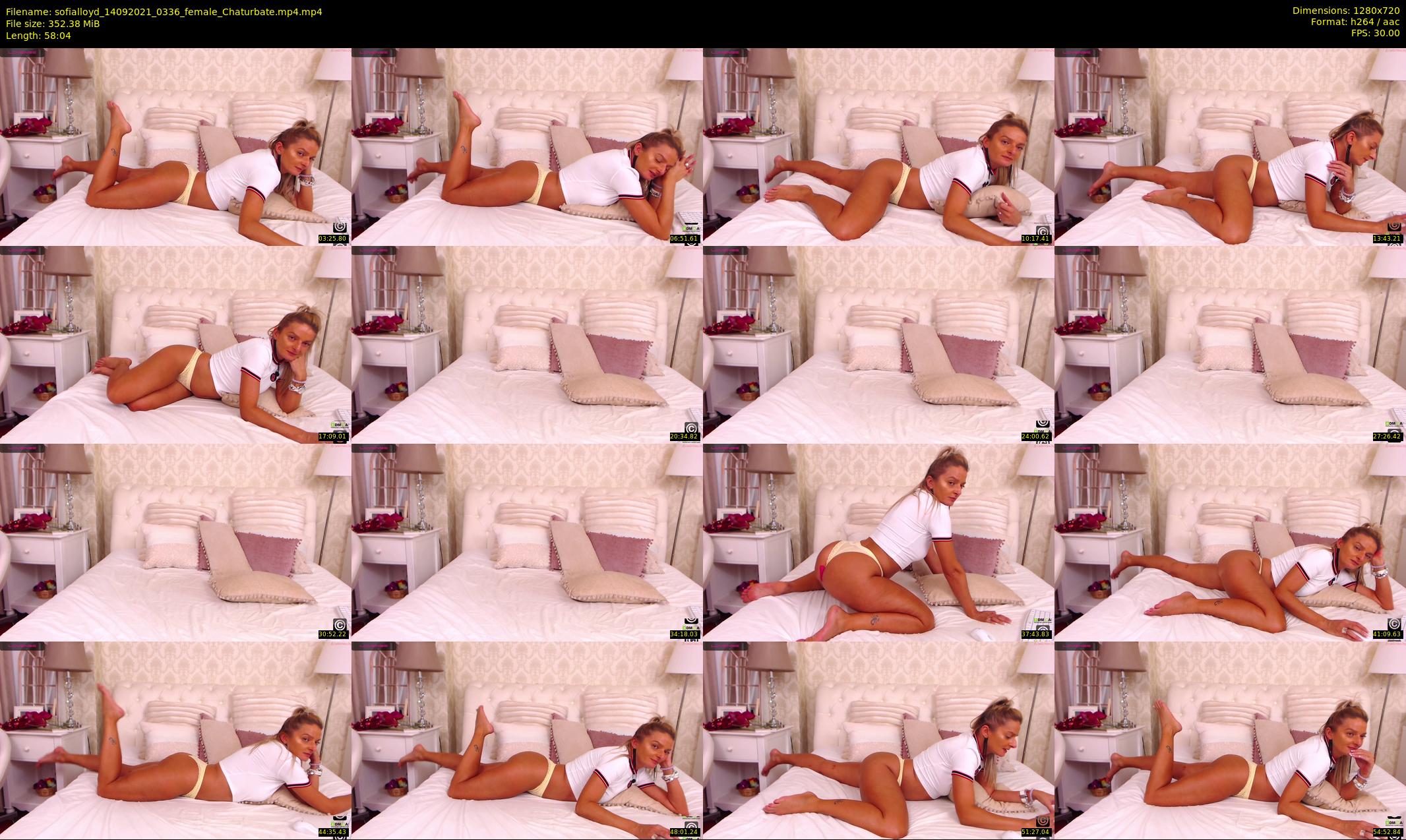 sofialloyd — 59 minute Chaturbate female cam show recording, 720p, Sep 14, 2021
