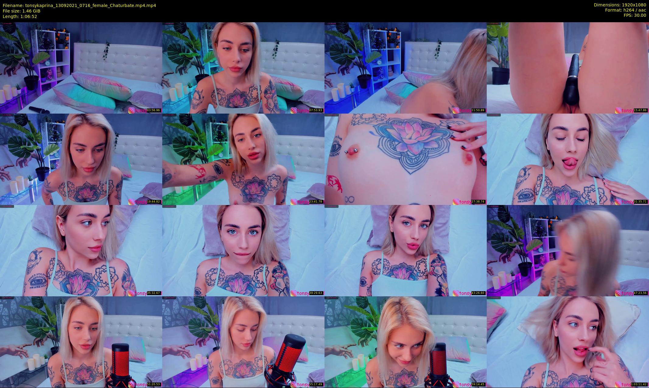 tonsykaprina — 67 minute Chaturbate couple cam show recording, 1080p, Sep 13, 2021