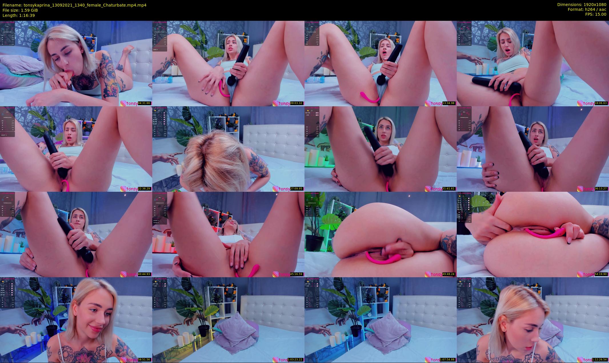tonsykaprina — 77 minute Chaturbate couple cam show recording, 1080p, Sep 13, 2021