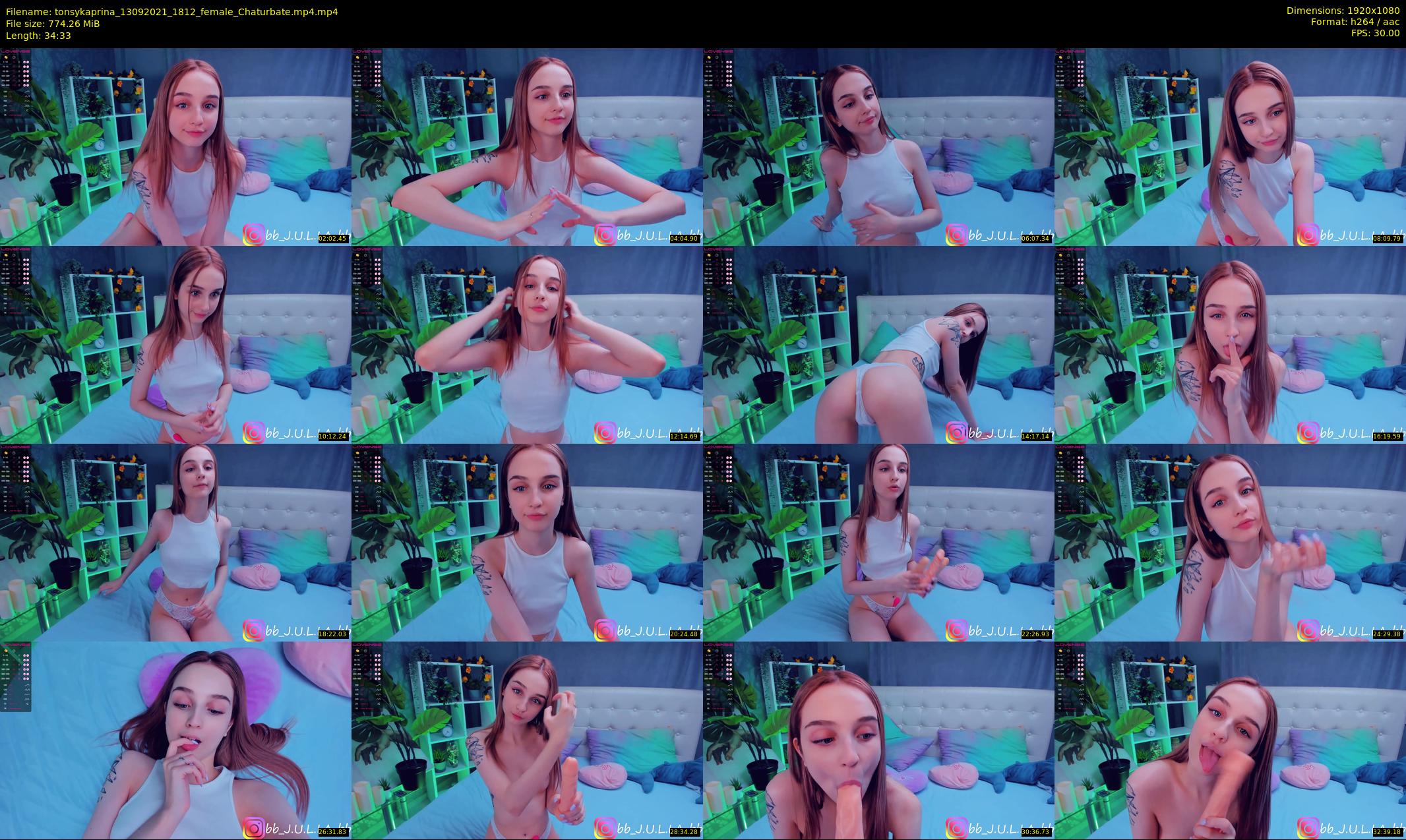 tonsykaprina — 35 minute Chaturbate couple cam show recording, 1080p, Sep 13, 2021