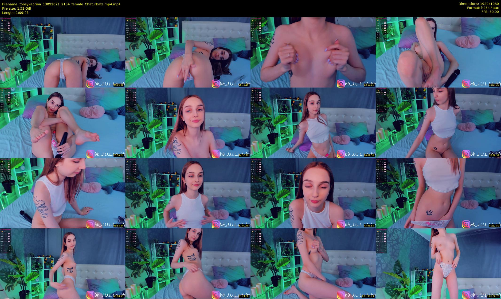 tonsykaprina — 70 minute Chaturbate couple cam show recording, 1080p, Sep 13, 2021
