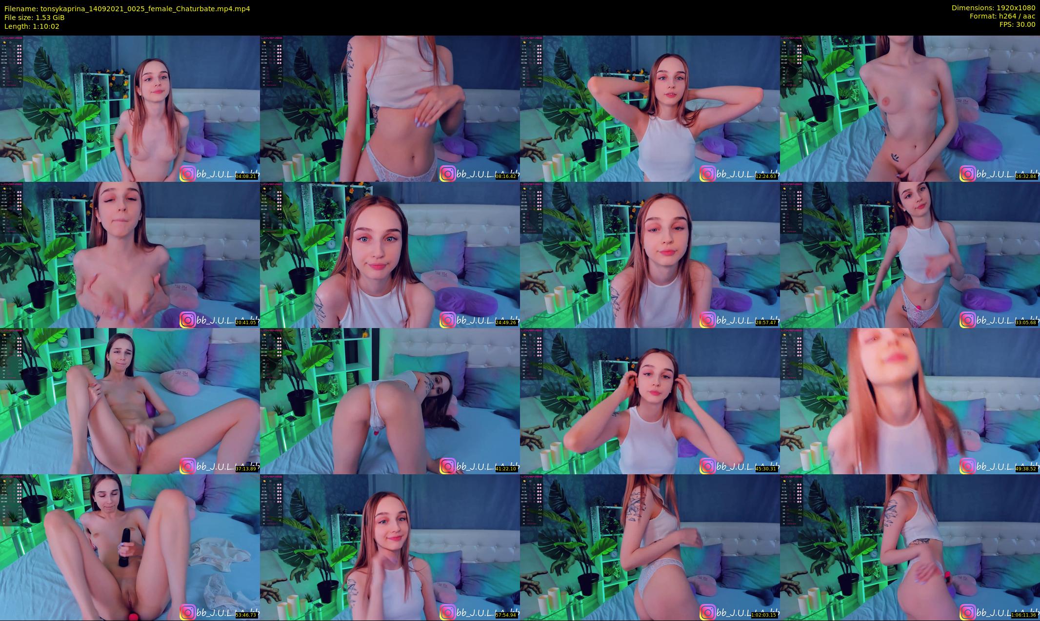 tonsykaprina — 71 minute Chaturbate couple cam show recording, 1080p, Sep 14, 2021