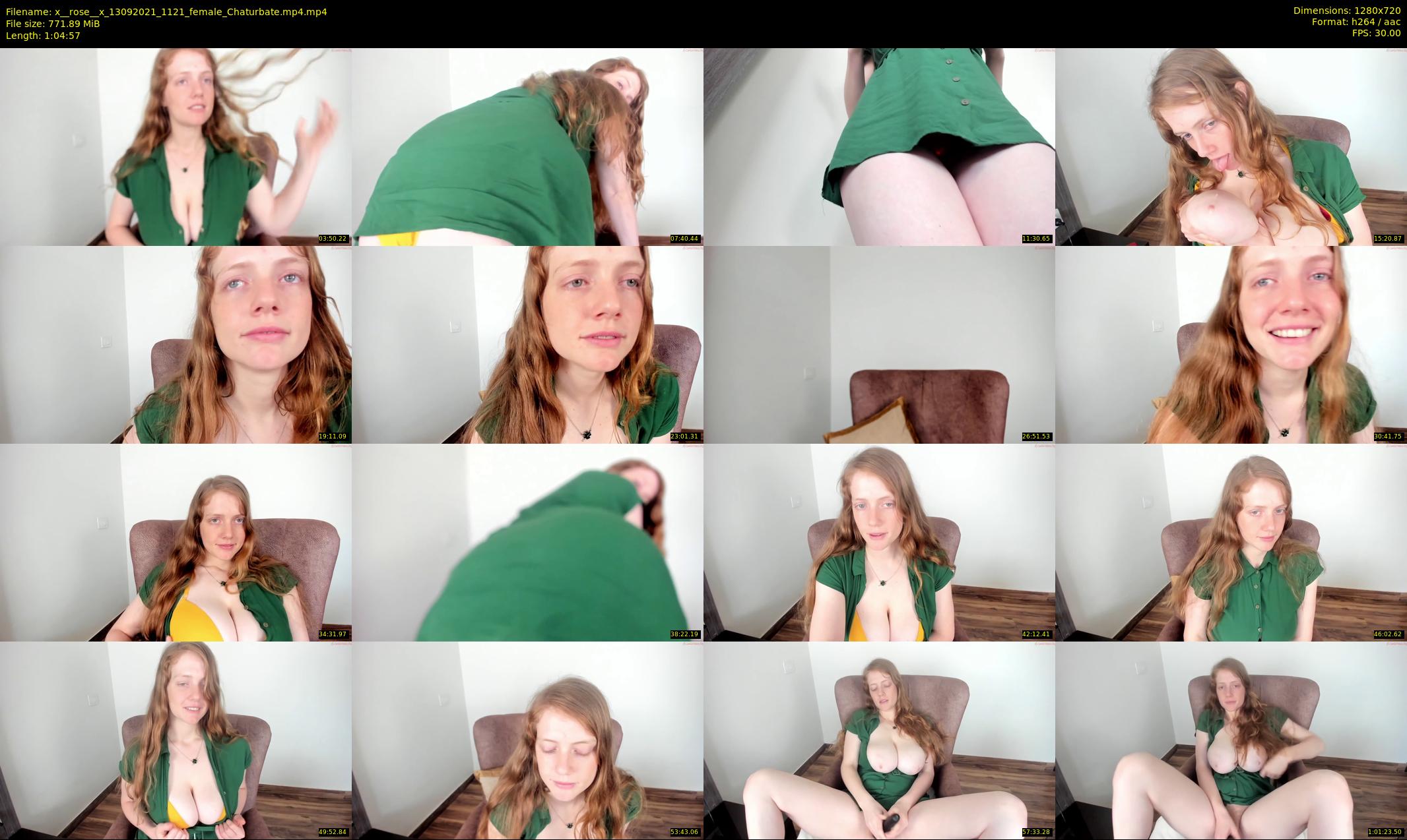 x__rose__x — 65 minute Chaturbate female cam show recording, 720p, Sep 13, 2021