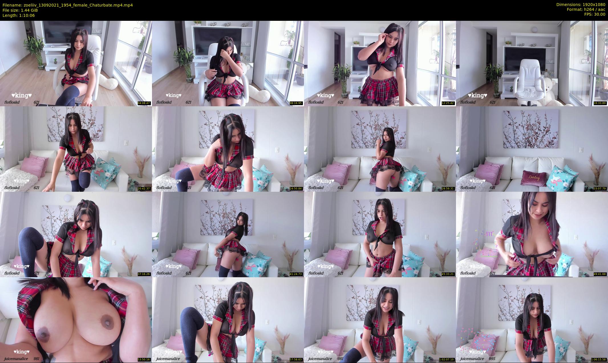 zoeliiv — 71 minute Chaturbate female cam show recording, 1080p, Sep 13, 2021