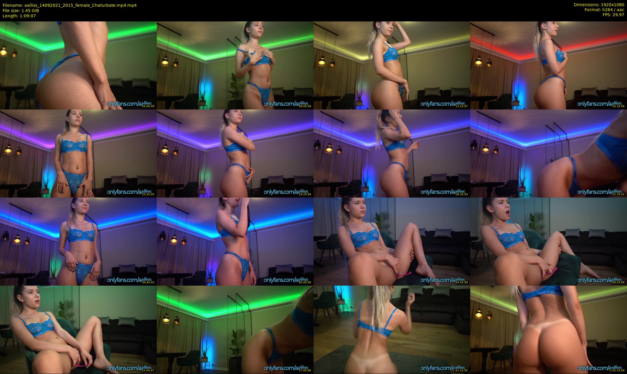 aalliss — 70 minute Chaturbate female cam show recording, 1080p, Sep 14, 2021