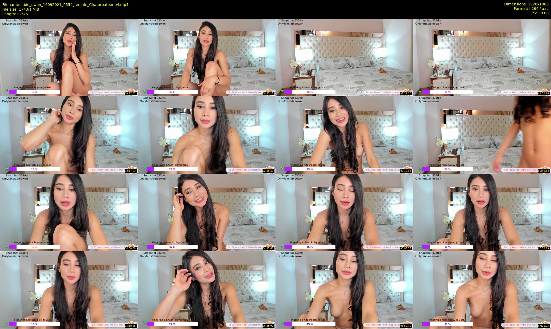 abie_owen — 8 minute Chaturbate female cam show recording, 1080p, Sep 14, 2021