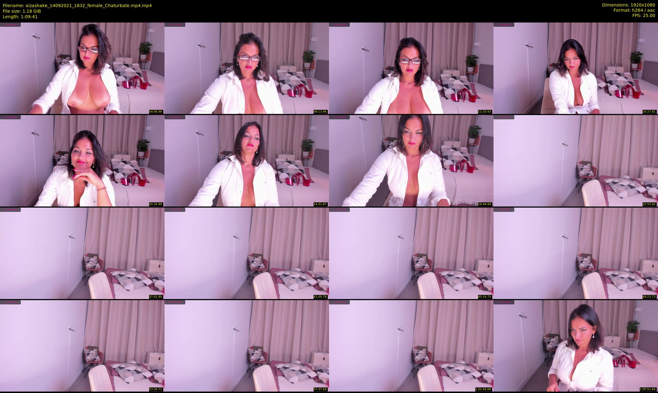 aizashake — 70 minute Chaturbate female cam show recording, 1080p, Sep 14, 2021