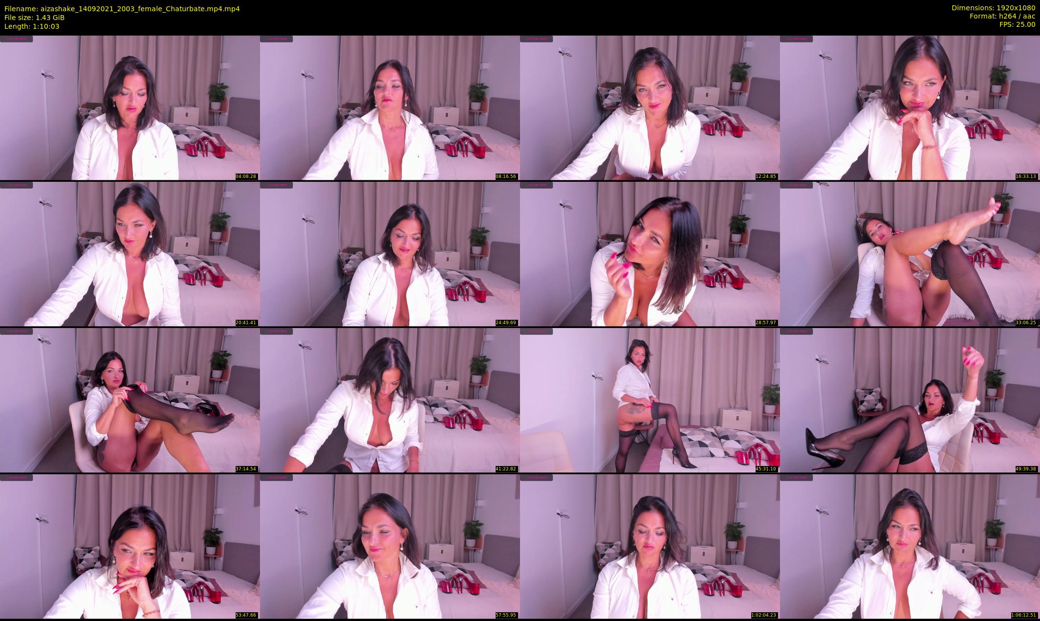 aizashake — 71 minute Chaturbate female cam show recording, 1080p, Sep 14, 2021
