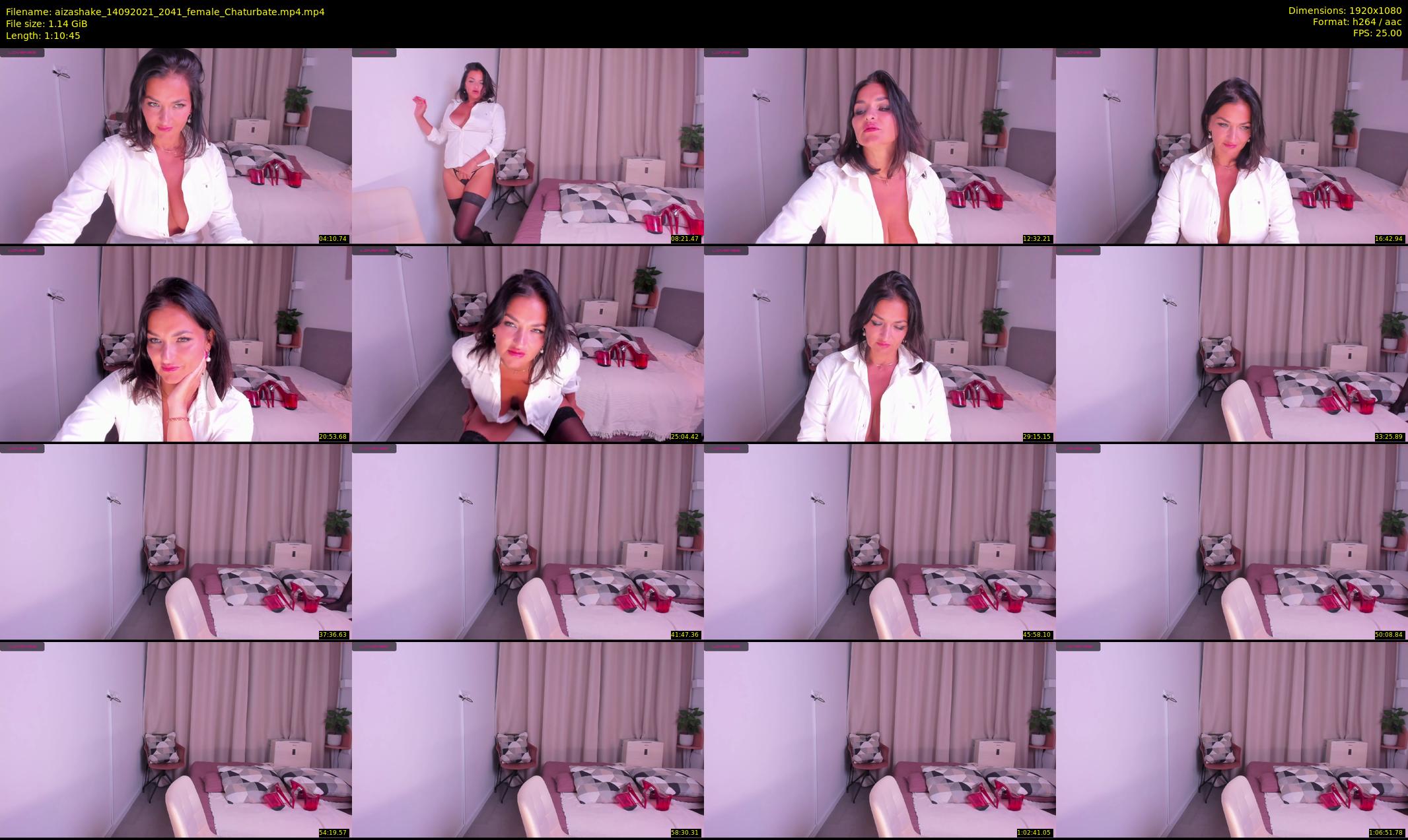 aizashake — 71 minute Chaturbate female cam show recording, 1080p, Sep 14, 2021