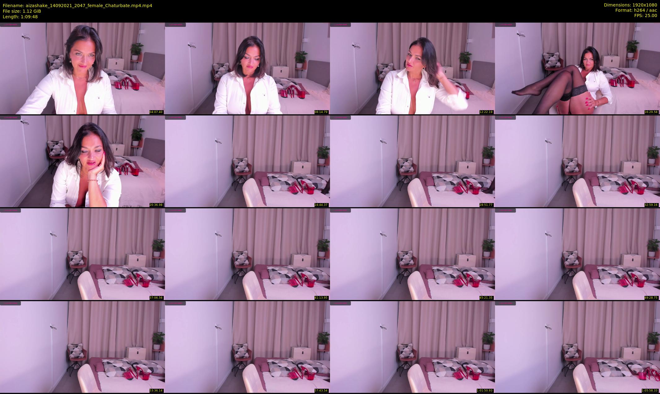 aizashake — 70 minute Chaturbate female cam show recording, 1080p, Sep 14, 2021