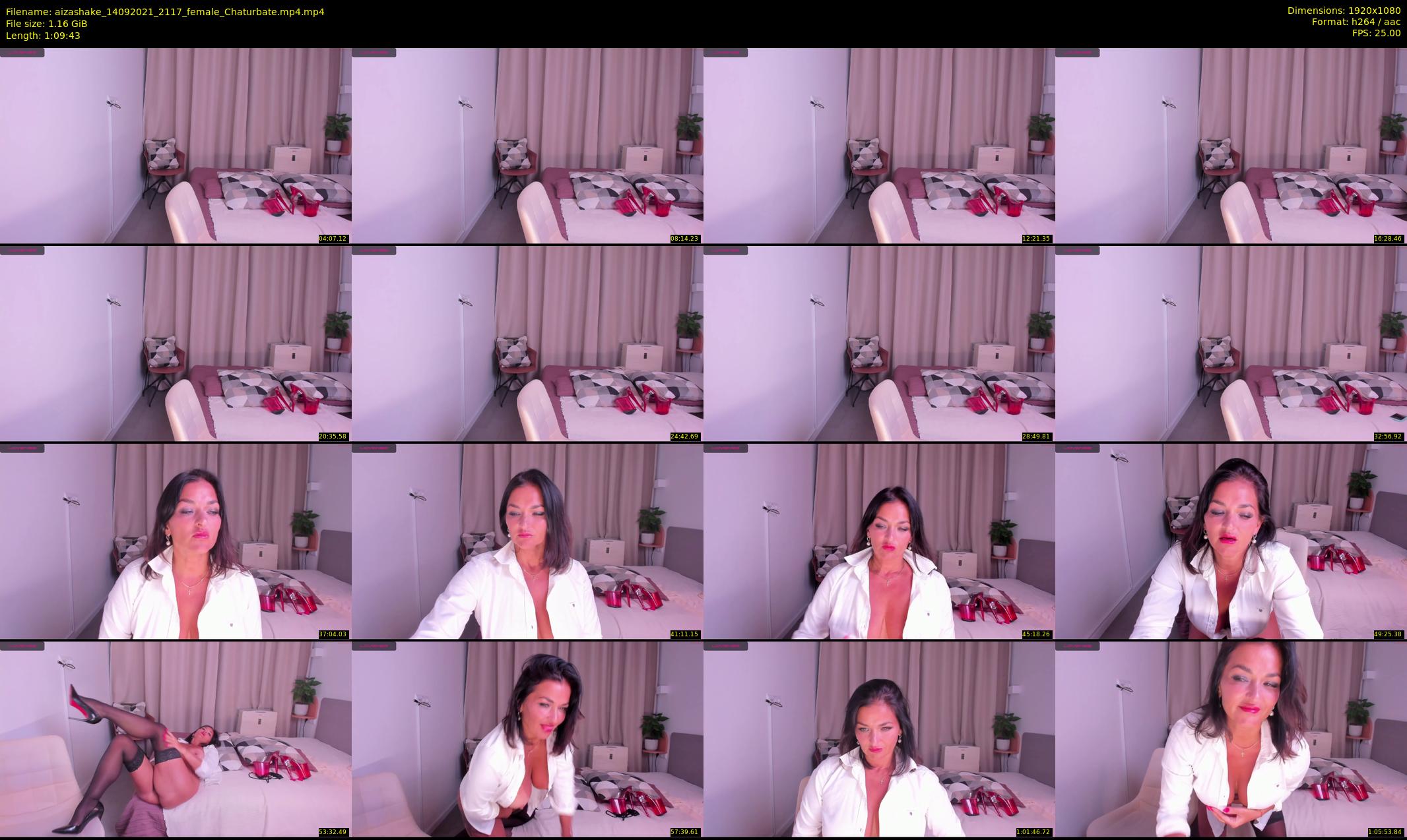 aizashake — 70 minute Chaturbate female cam show recording, 1080p, Sep 14, 2021