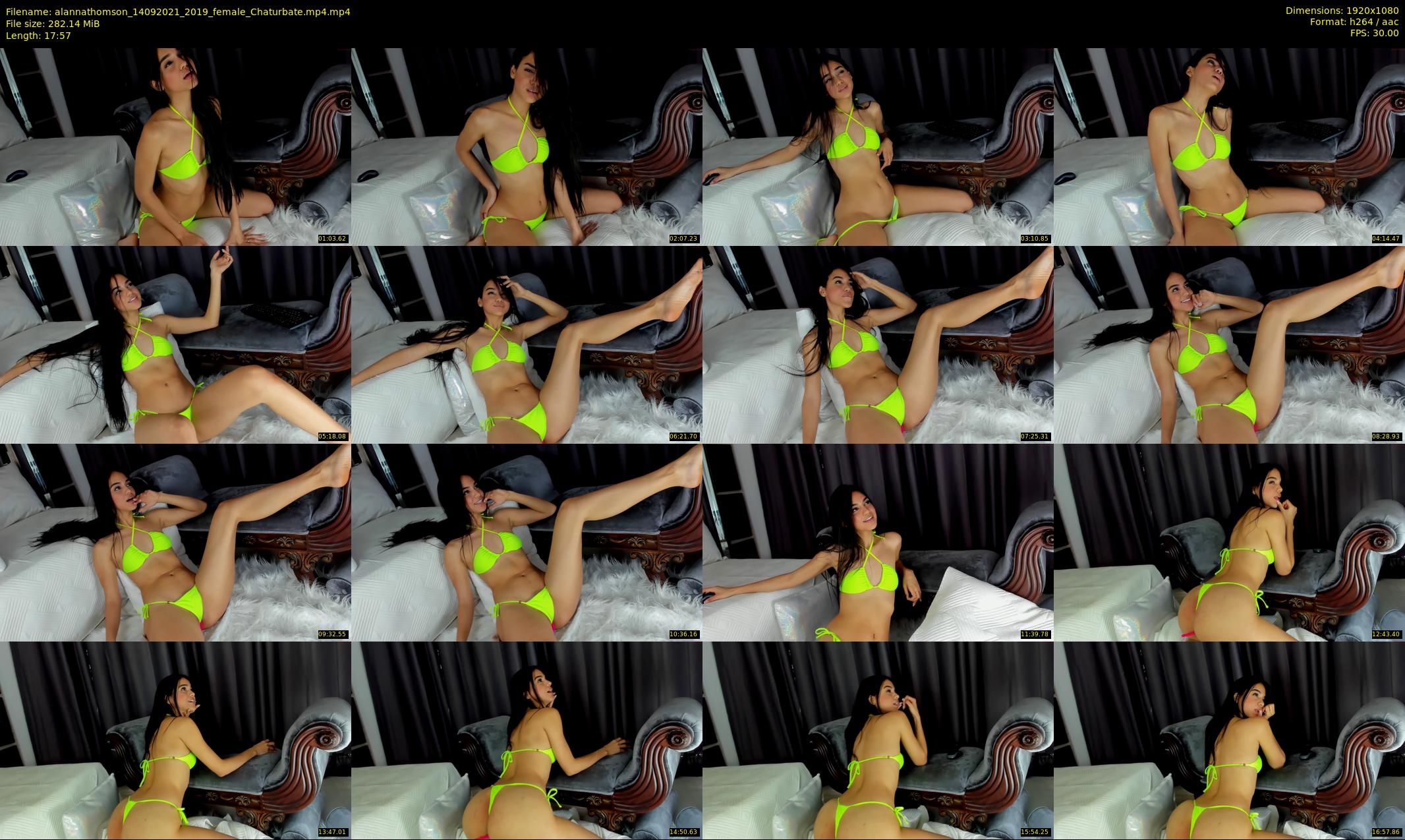 alannathomson — 18 minute Chaturbate female cam show recording, 1080p, Sep 14, 2021