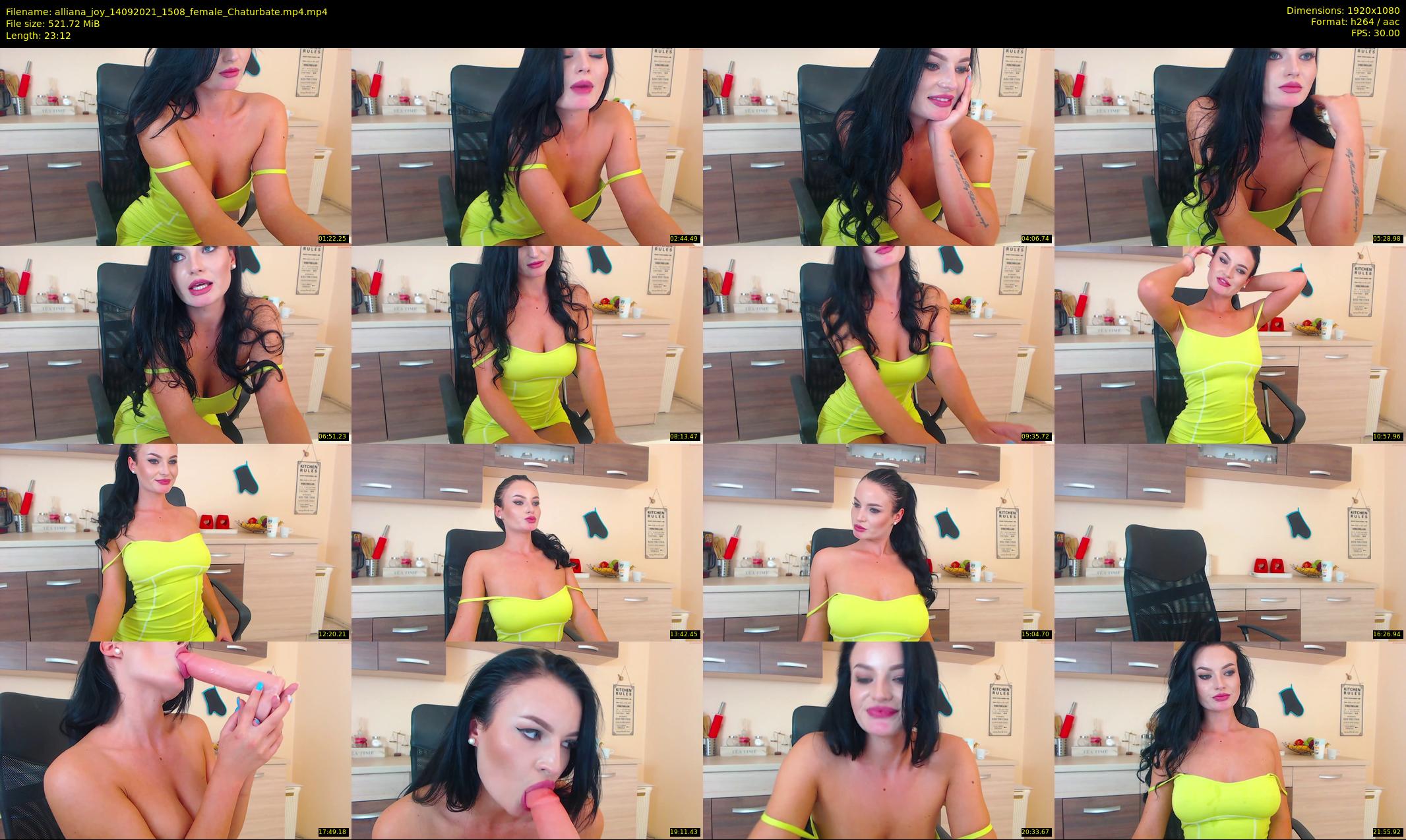 alliana_joy — 24 minute Chaturbate female cam show recording, 1080p, Sep 14, 2021