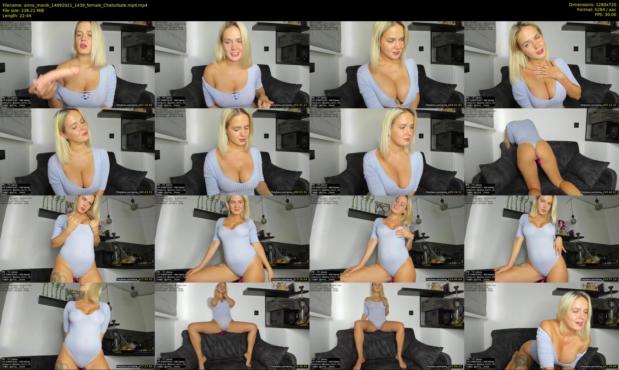 anna_monik — 23 minute Chaturbate couple cam show recording, 720p, Sep 14, 2021