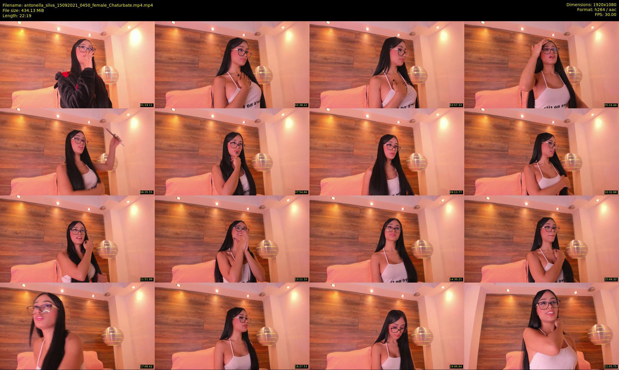 antonella_silva — 23 minute Chaturbate female cam show recording, 1080p, Sep 15, 2021
