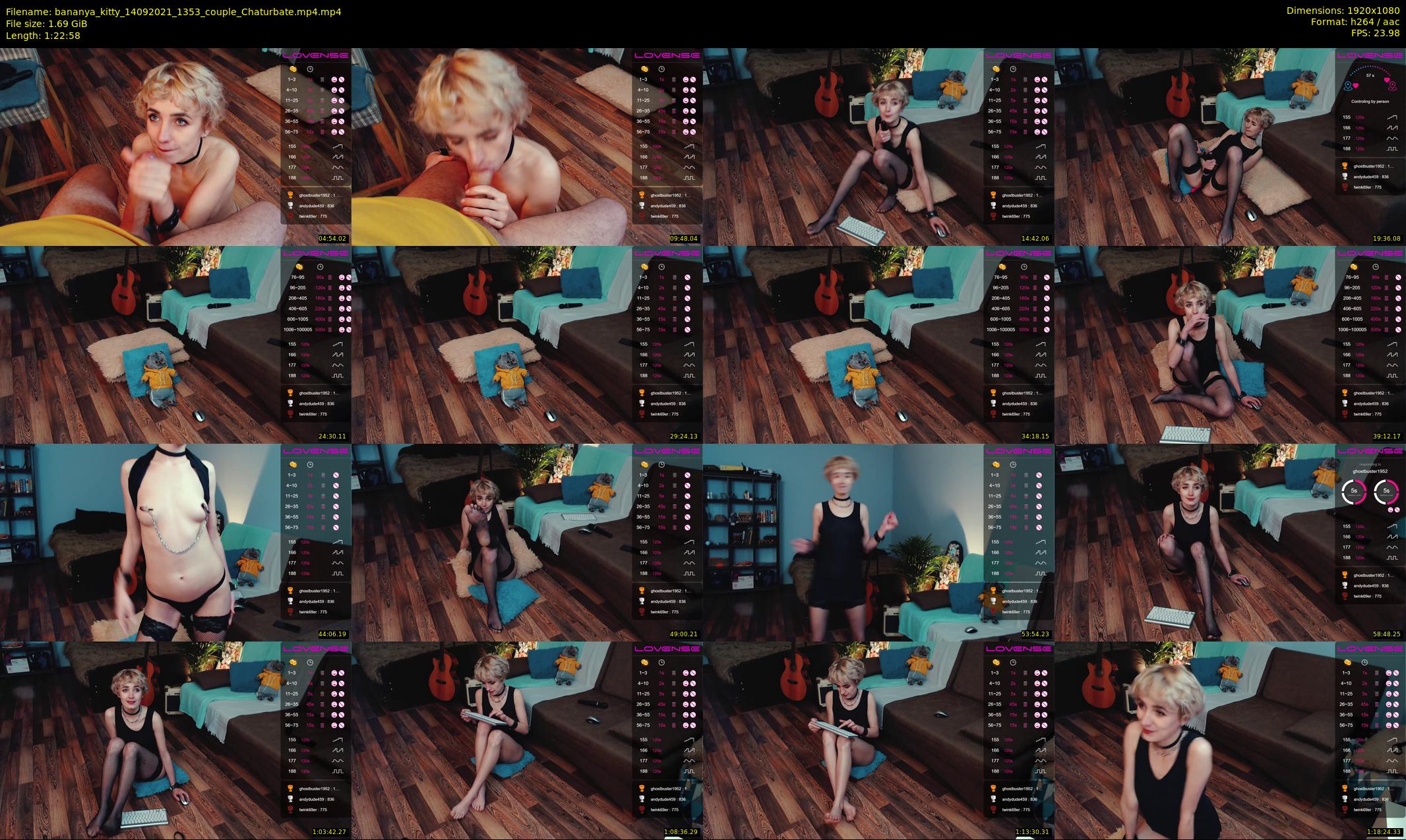 bananya_kitty — 83 minute Chaturbate couple cam show recording, 1080p, Sep 14, 2021