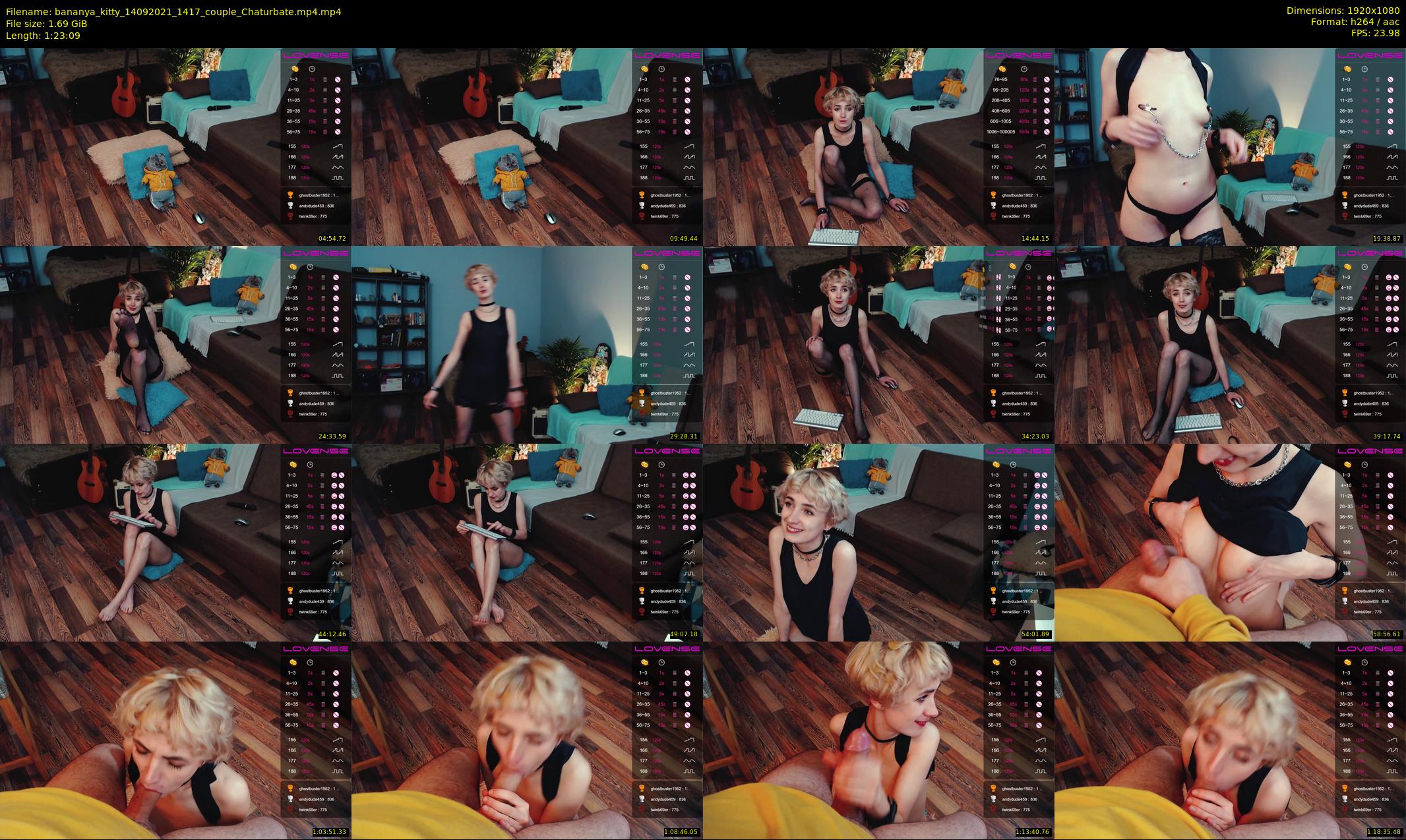 bananya_kitty — 84 minute Chaturbate couple cam show recording, 1080p, Sep 14, 2021