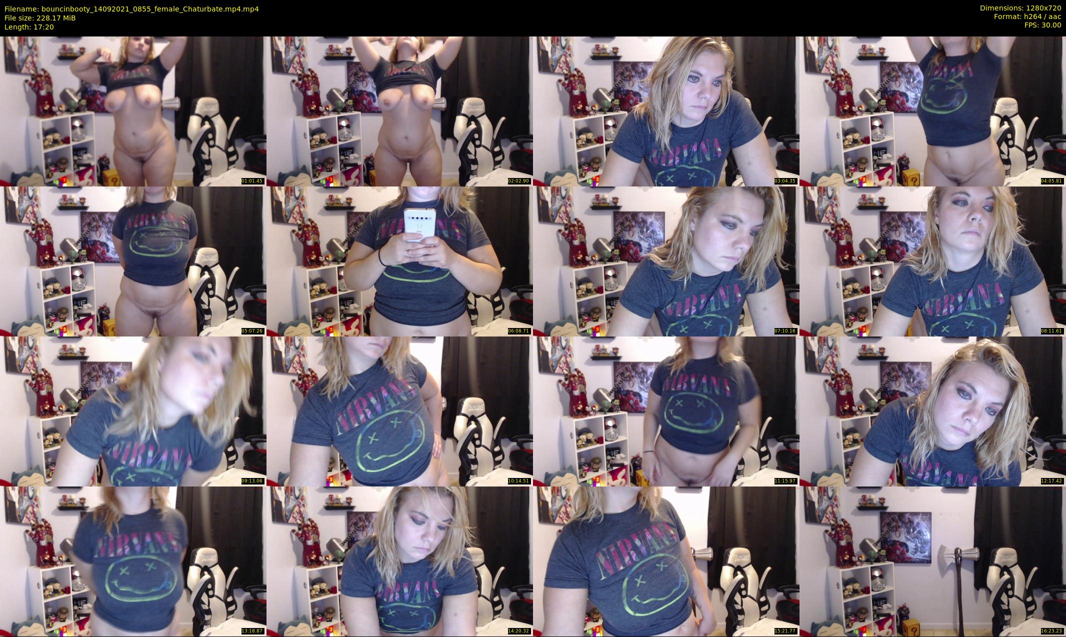 bouncinbooty — 18 minute Chaturbate female cam show recording, 720p, Sep 14, 2021