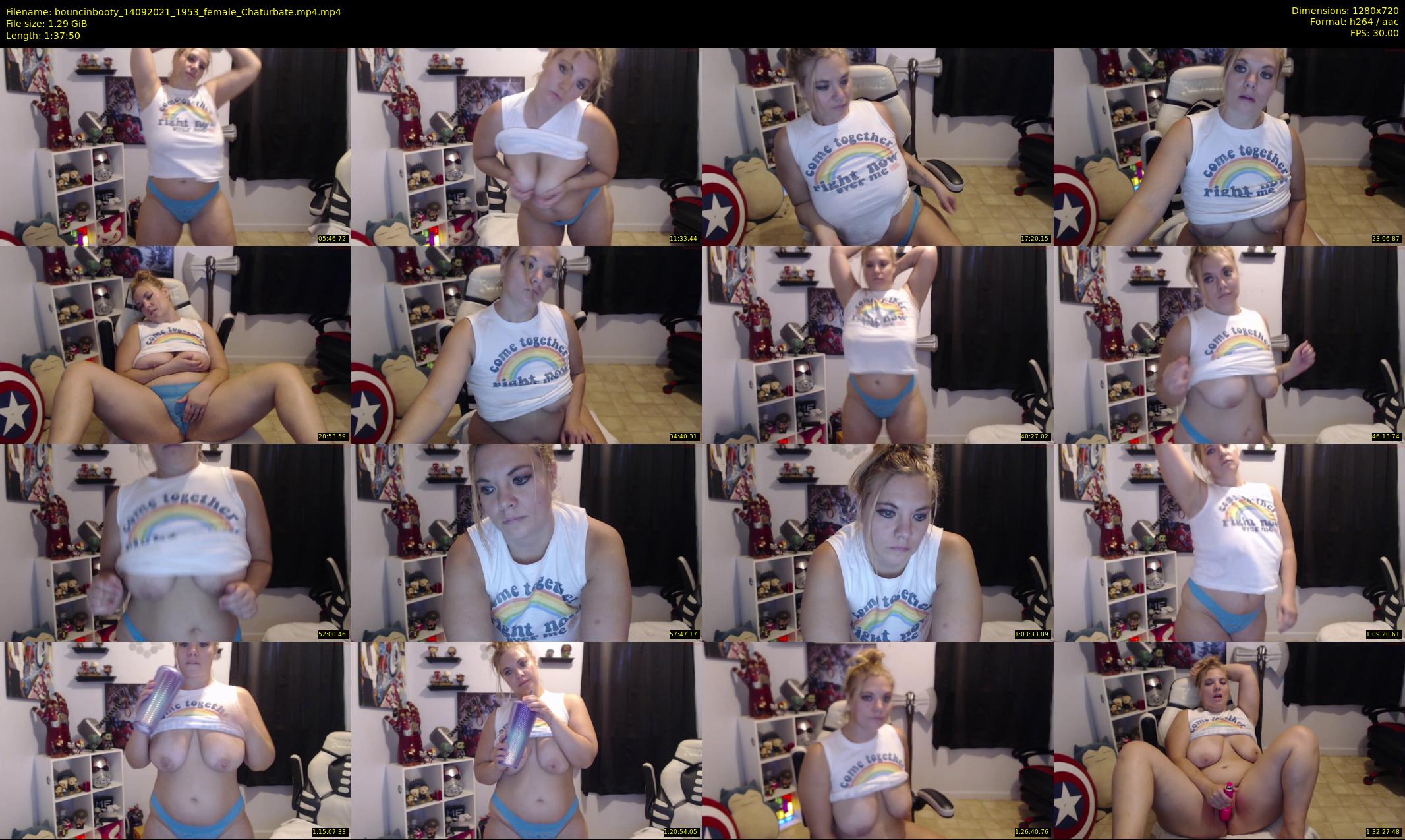 bouncinbooty — 98 minute Chaturbate female cam show recording, 720p, Sep 14, 2021