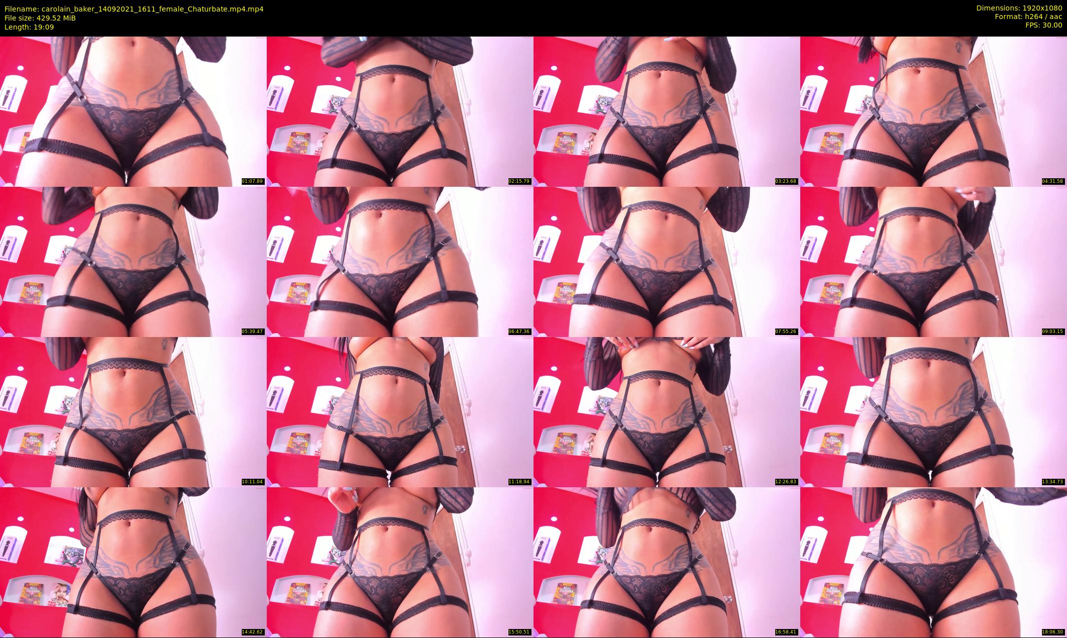 carolain_baker — 20 minute Chaturbate female cam show recording, 1080p, Sep 14, 2021