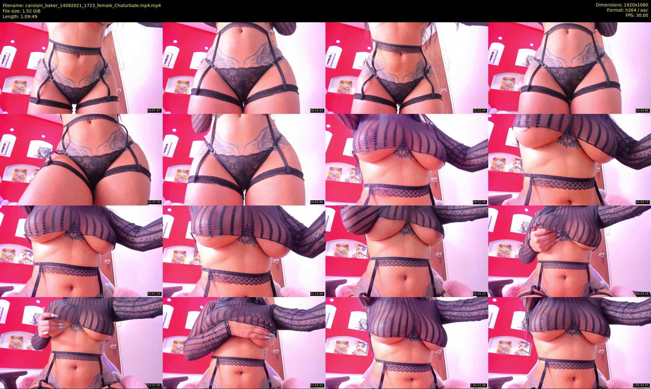 carolain_baker — 70 minute Chaturbate female cam show recording, 1080p, Sep 14, 2021