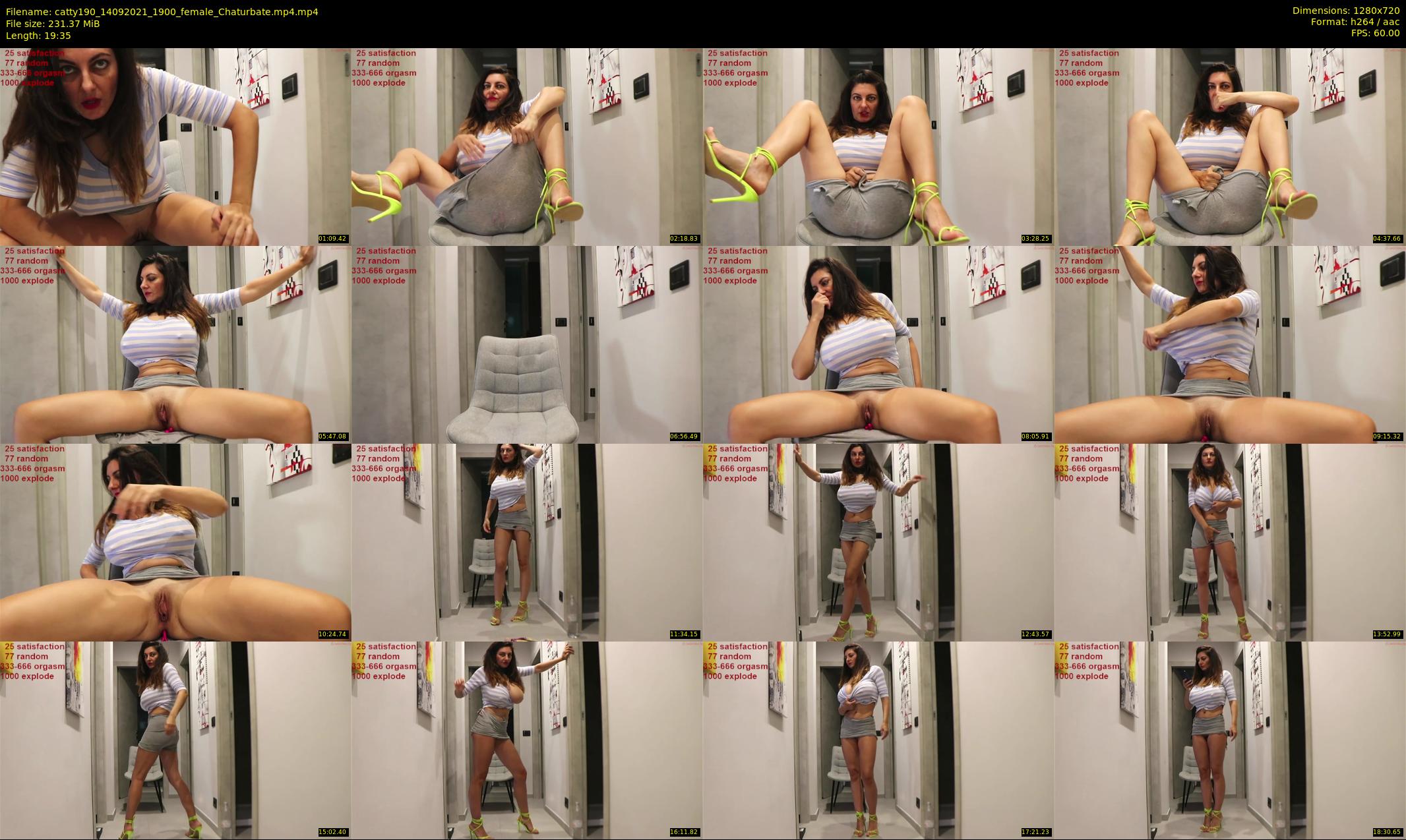catty190 — 20 minute Chaturbate female cam show recording, 720p, Sep 14, 2021