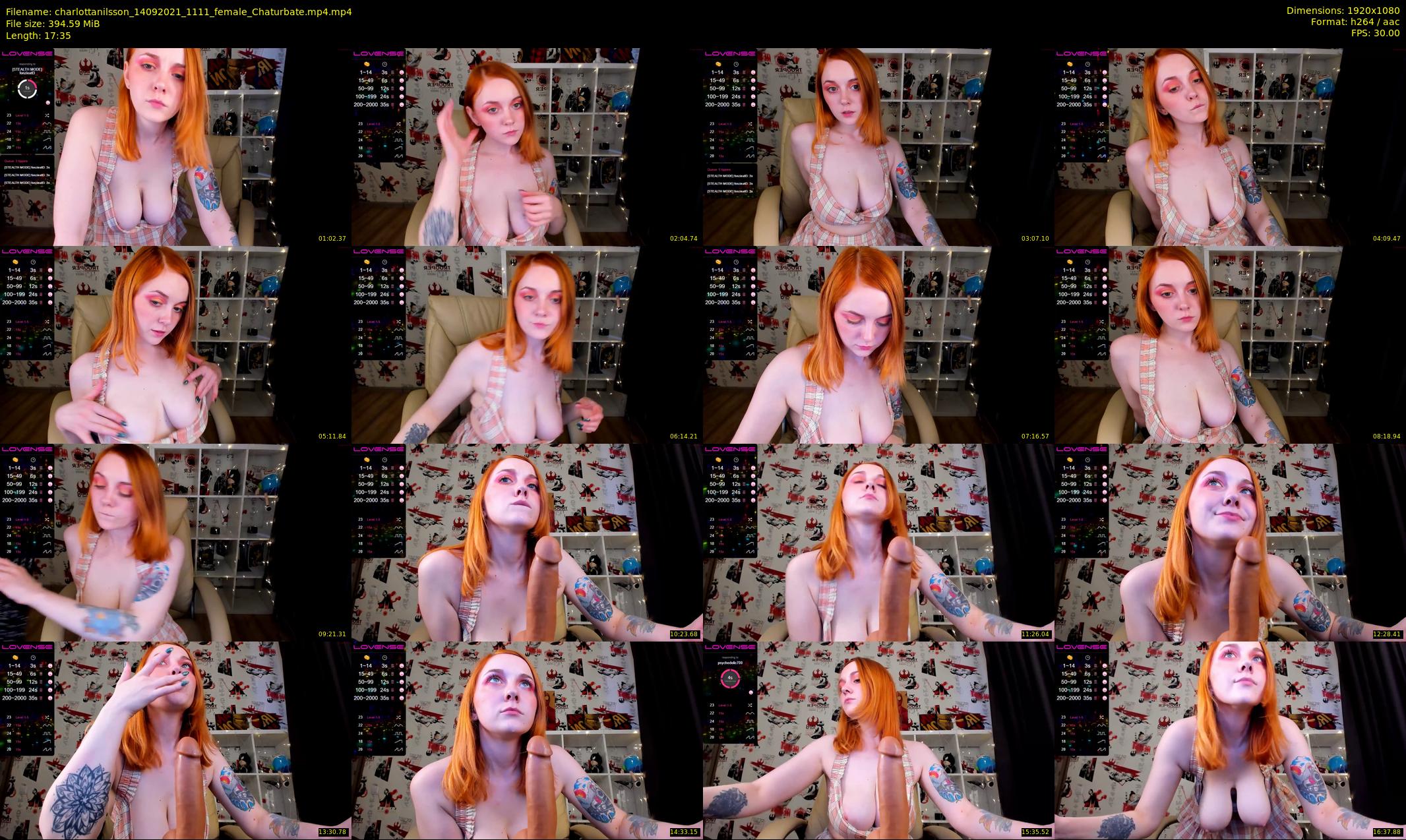 charlottanilsson — 18 minute Chaturbate female cam show recording, 1080p, Sep 14, 2021