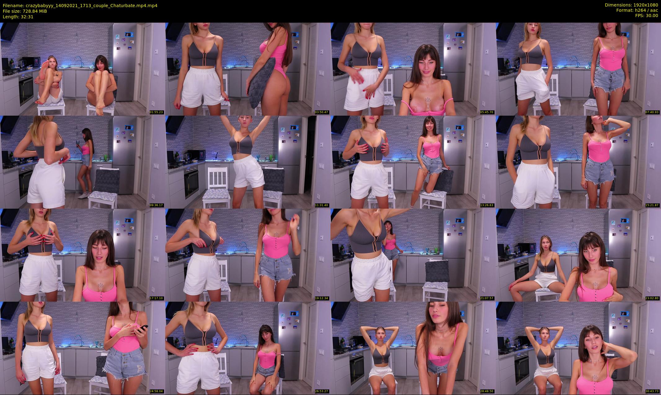 crazybabyyy — 33 minute Chaturbate couple cam show recording, 1080p, Sep 14, 2021