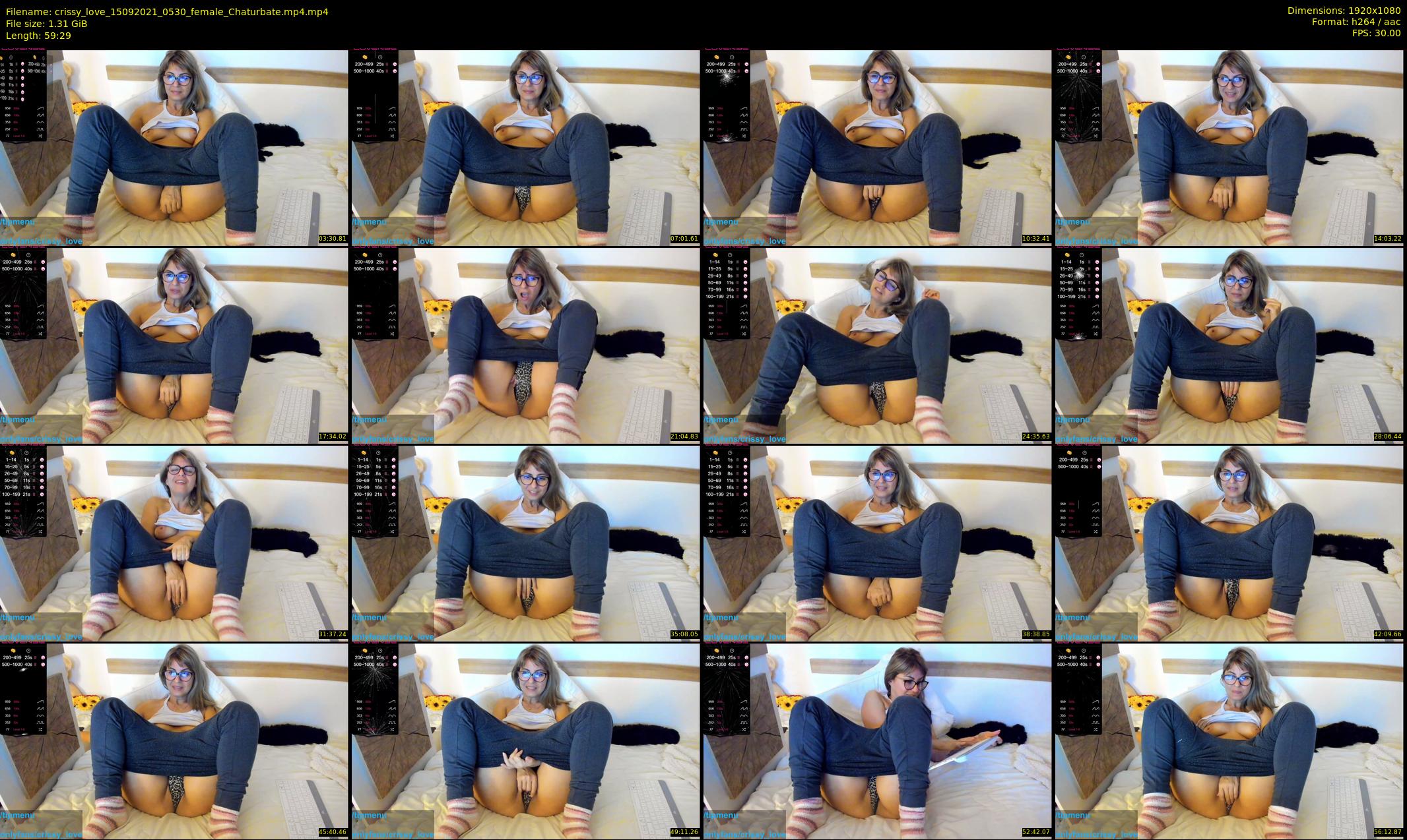 crissy_love — 60 minute Chaturbate female cam show recording, 1080p, Sep 15, 2021